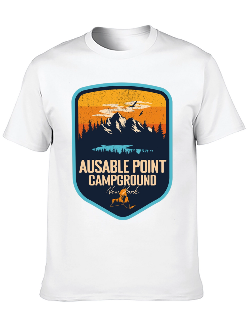 Ausable Point Campground Graphic T-Shirt