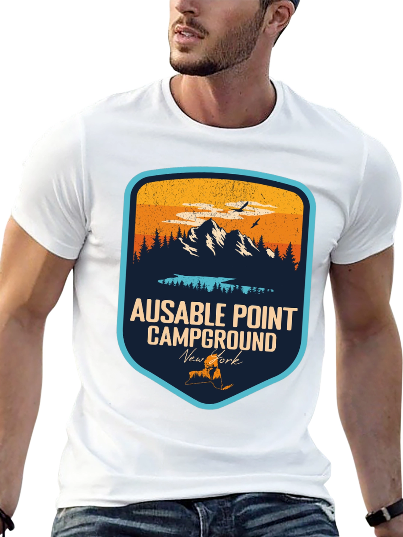 Ausable Point Campground Graphic T-Shirt