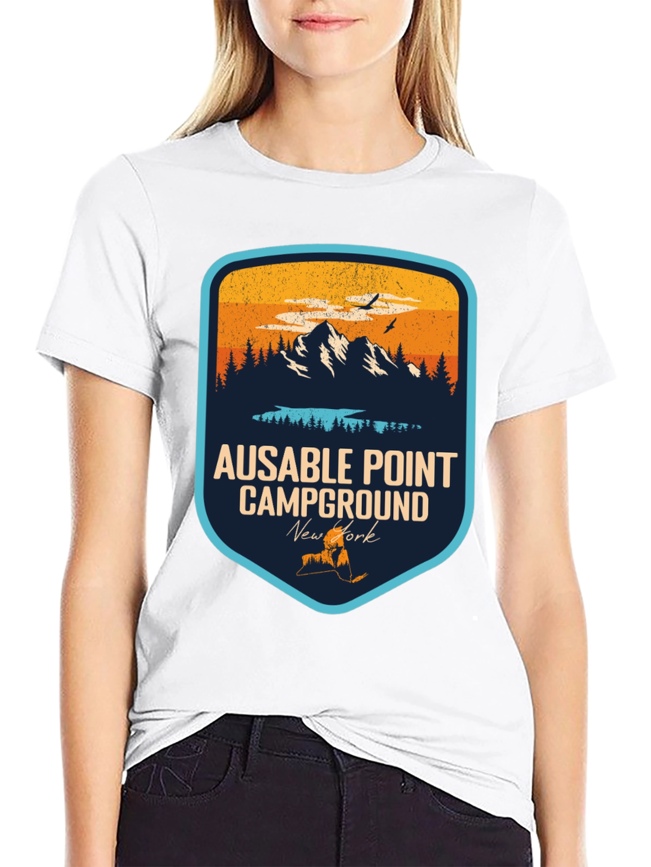 Ausable Point Campground Graphic T-Shirt