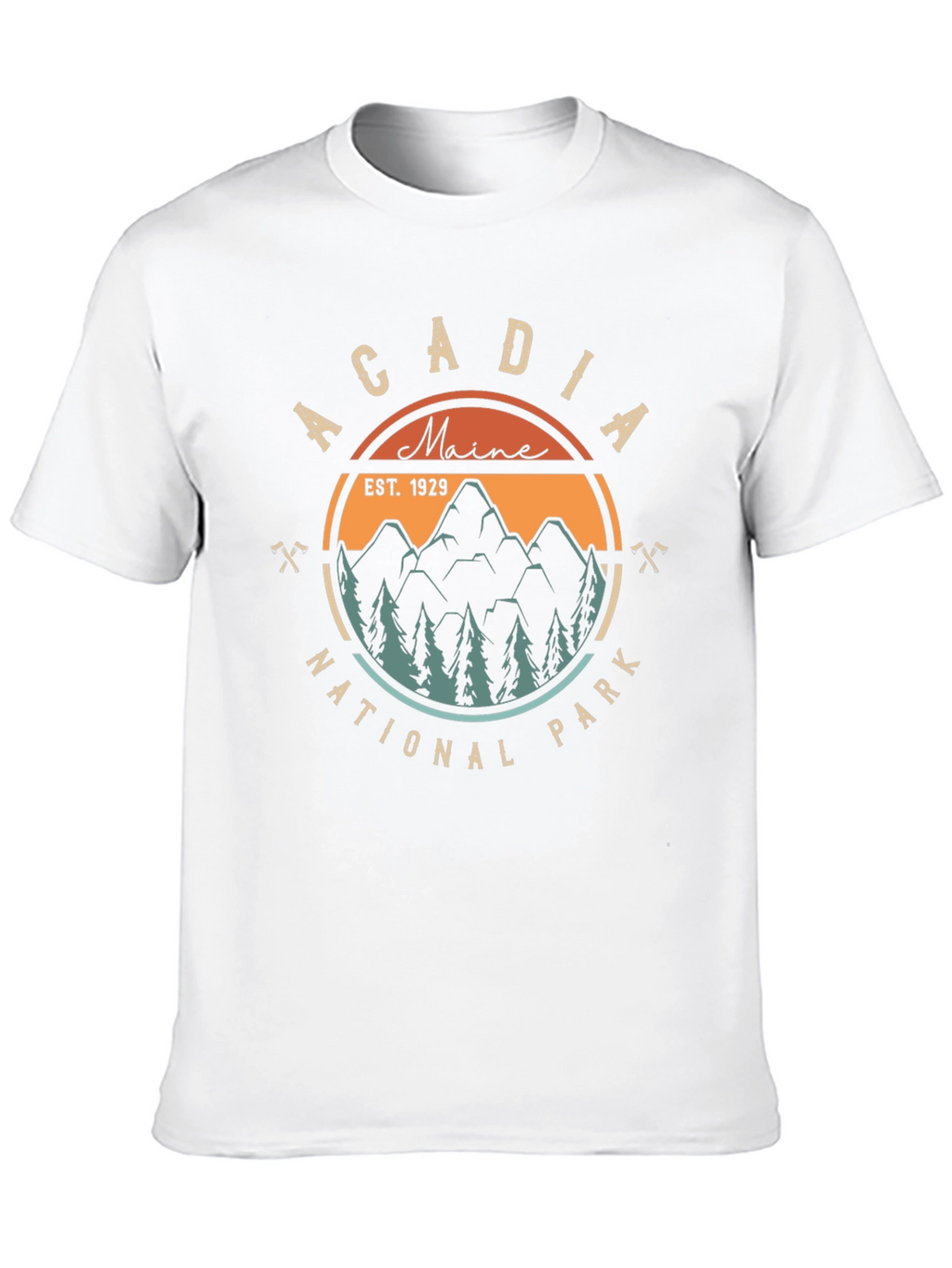 Acadia National Park Black T-Shirt