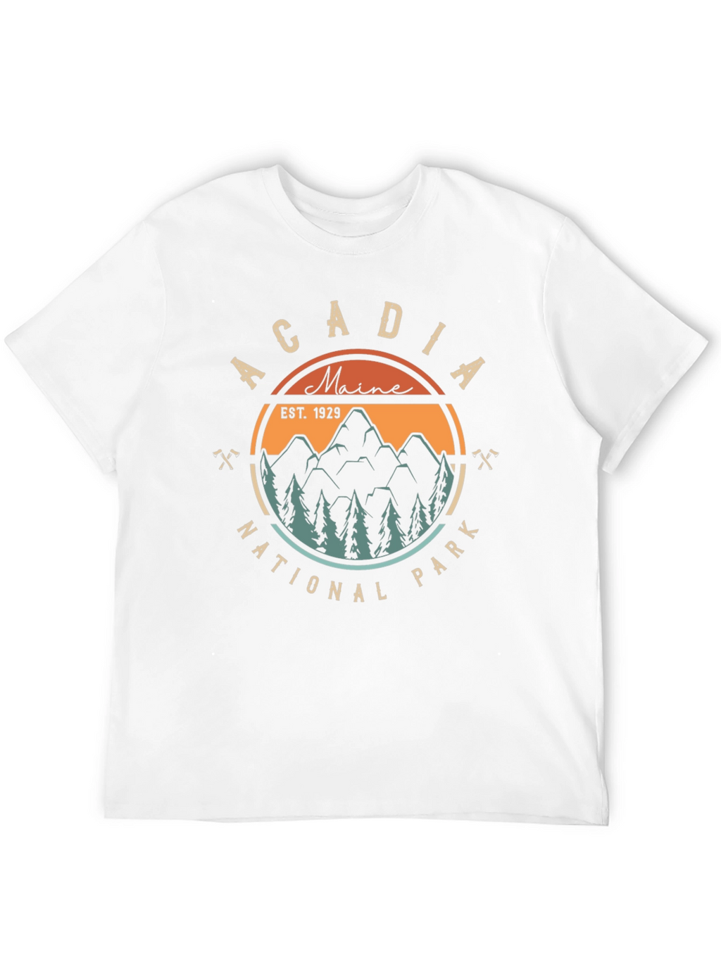 Acadia National Park Black T-Shirt