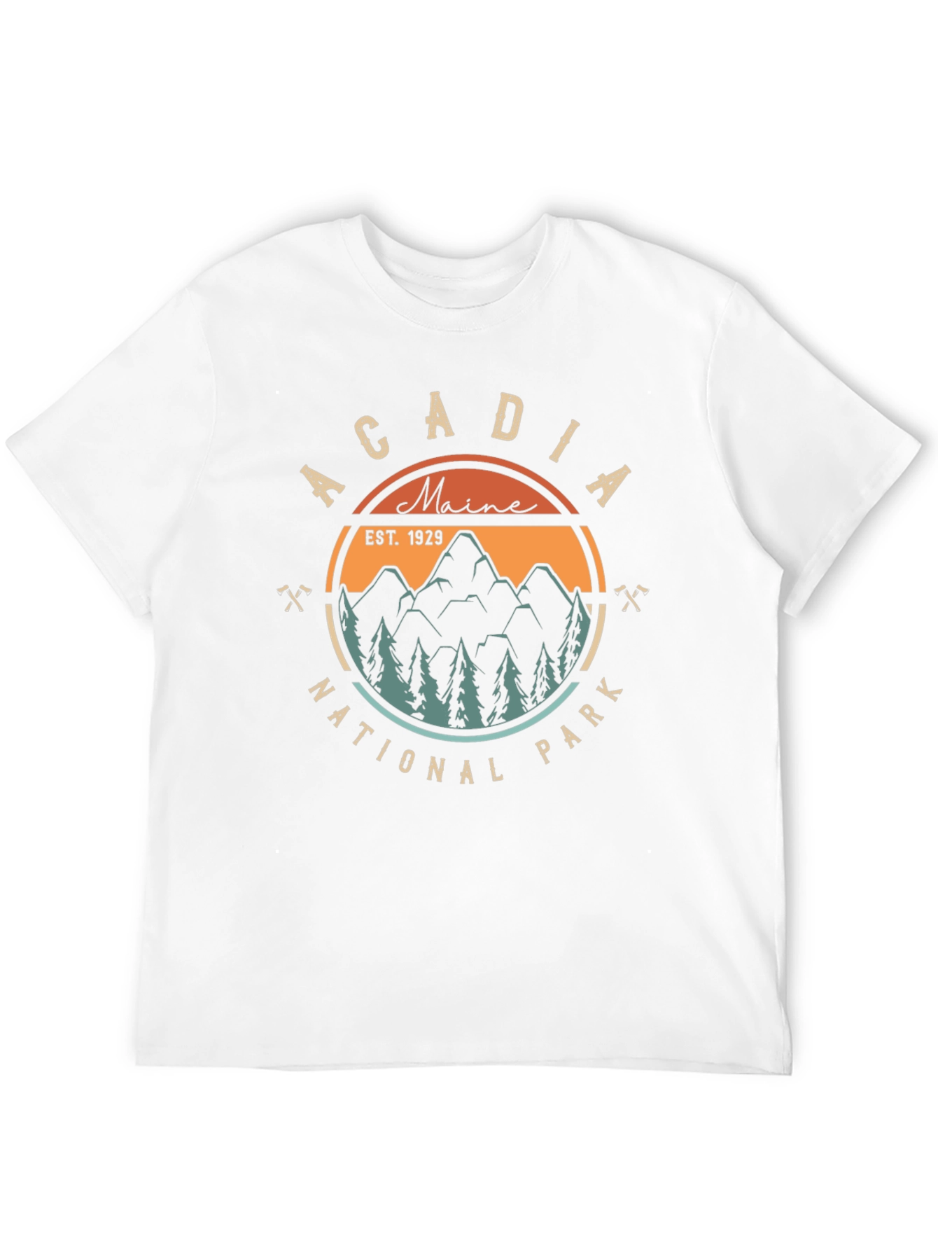 Acadia National Park Black T-Shirt