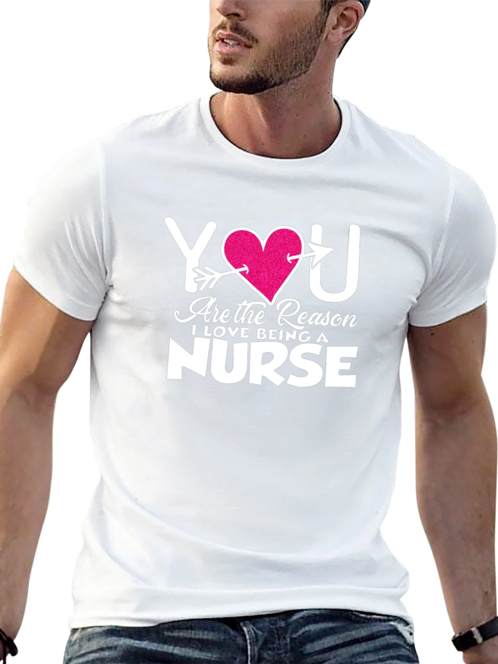 You Heart Nurse Graphic T-Shirt