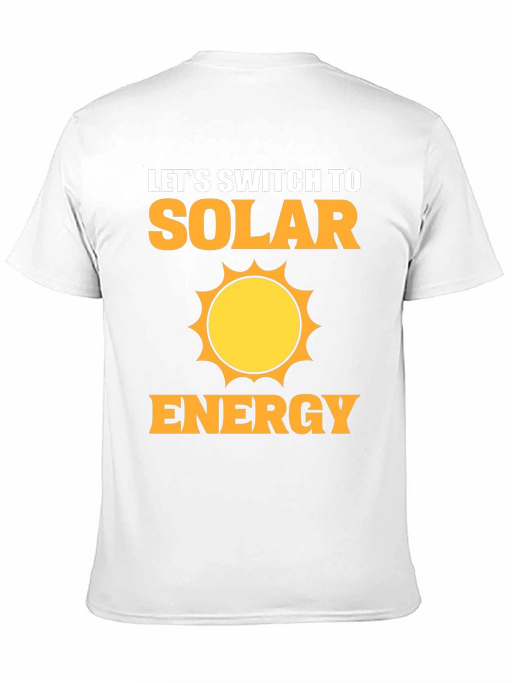 Solar Energy Graphic T-Shirt - Eco-Friendly Design