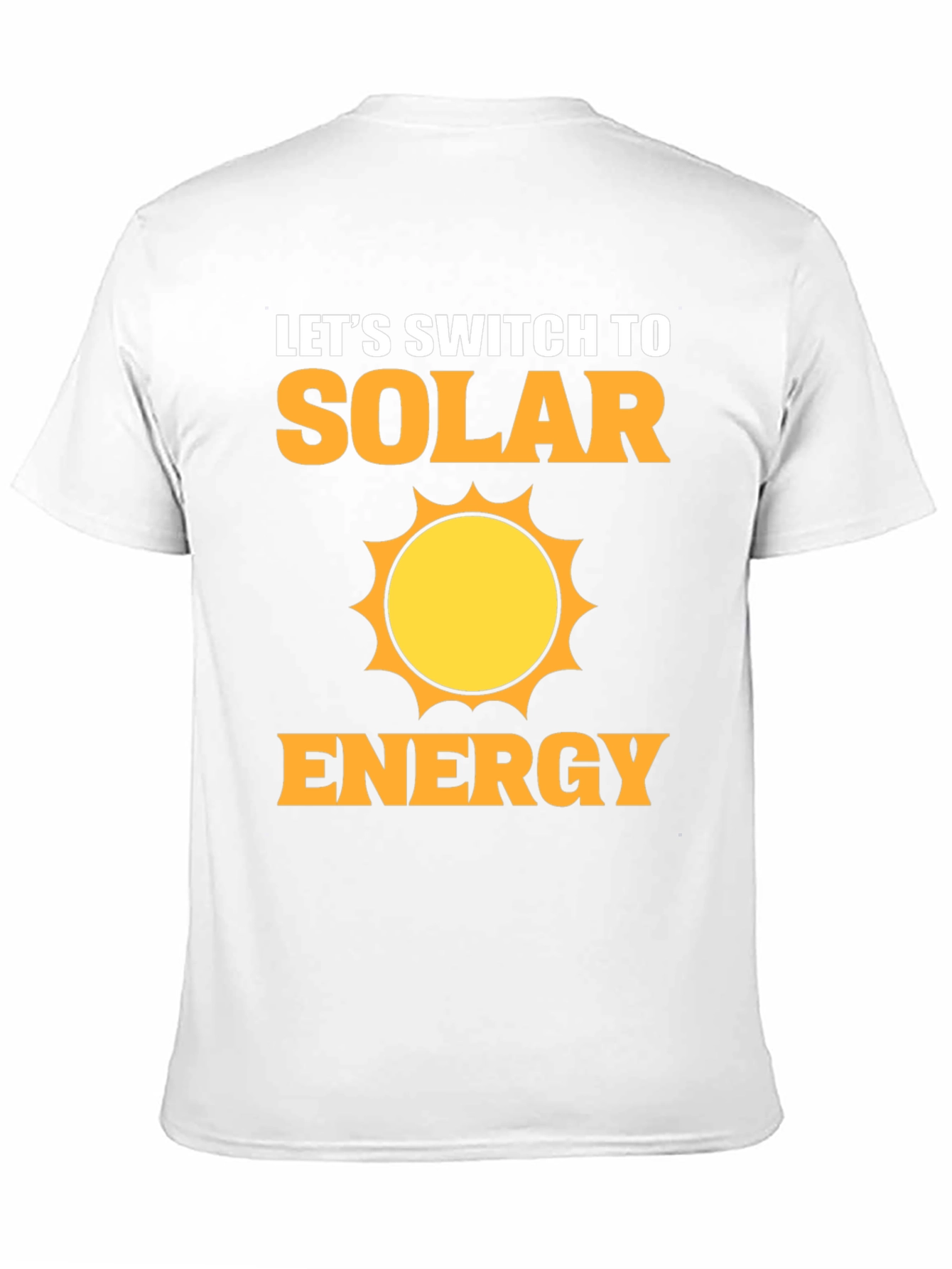 Solar Energy Graphic T-Shirt - Eco-Friendly Design