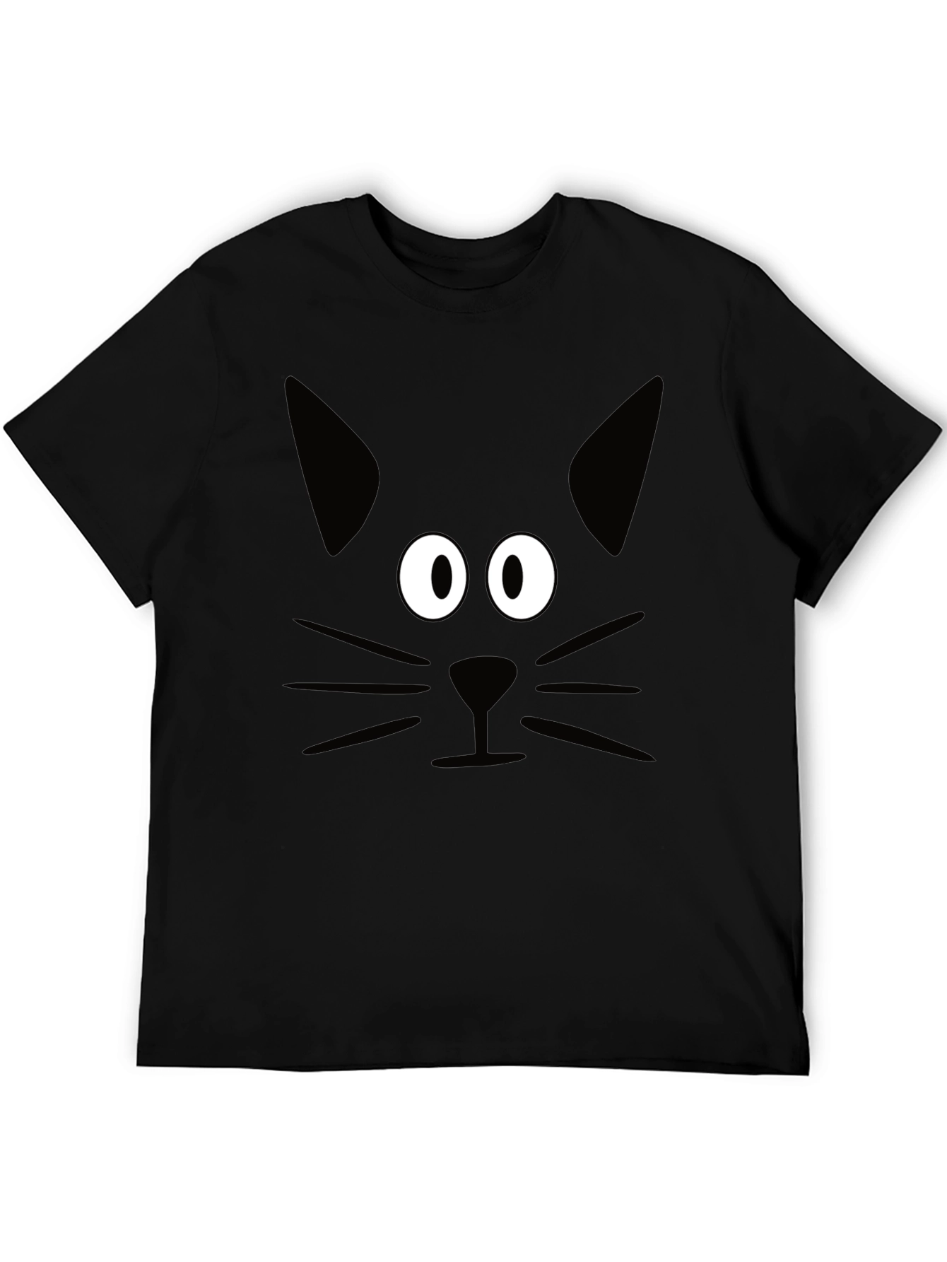 Black Cat Graphic Tee - Mens Short Sleeve