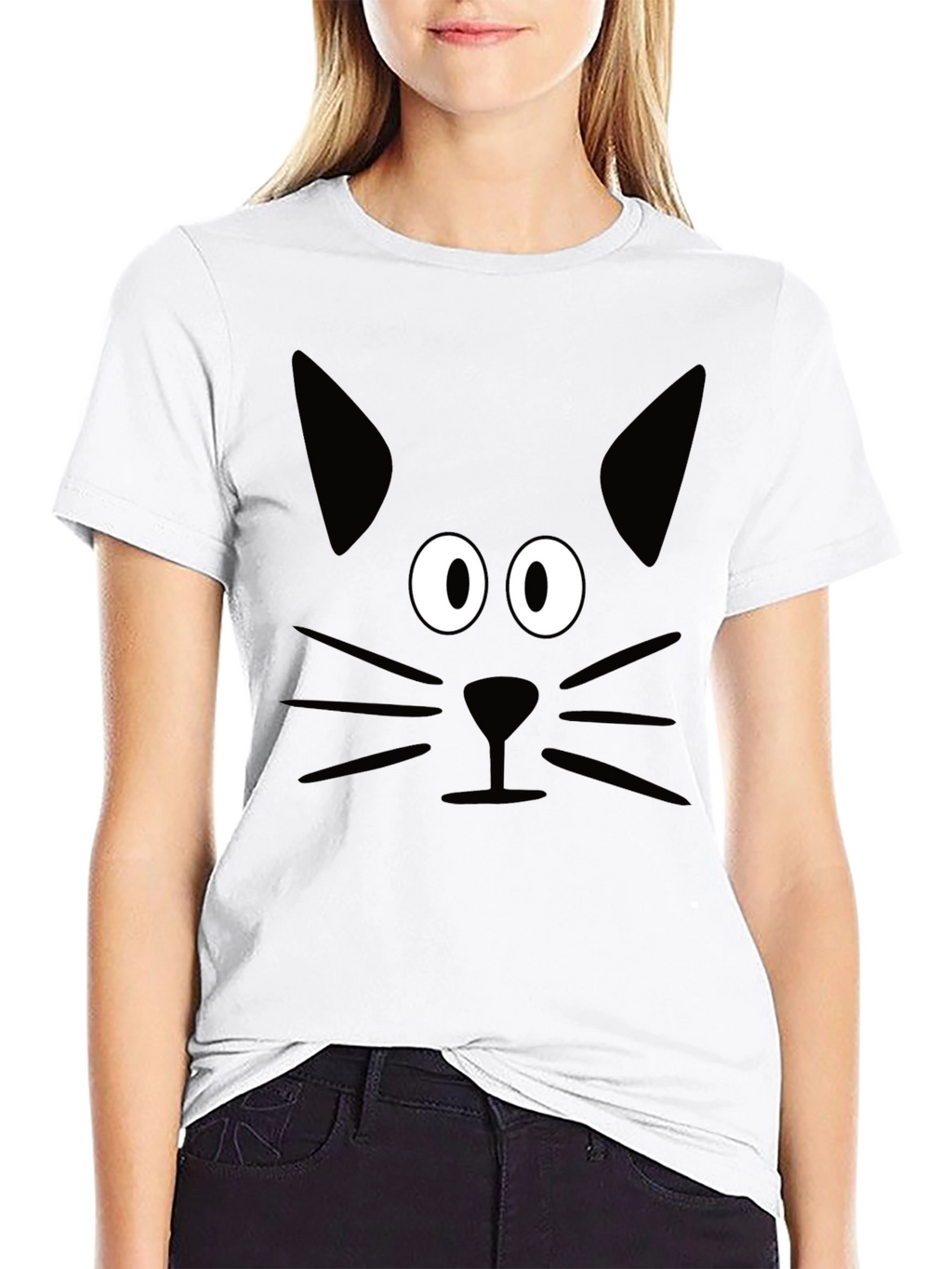 Black Cat Graphic Tee - Mens Short Sleeve