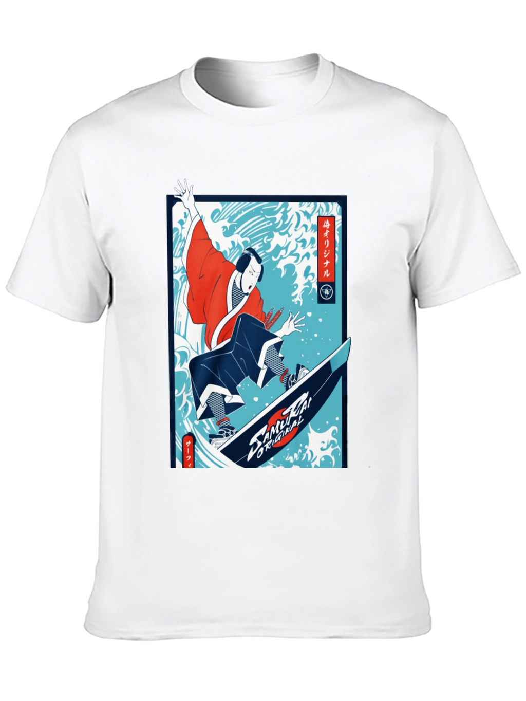 Samurai Surfer Graphic Tee