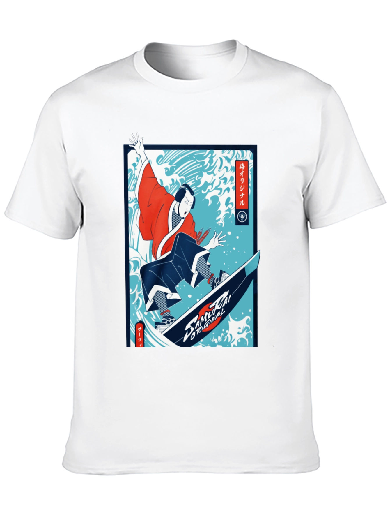 Samurai Surfer Graphic Tee