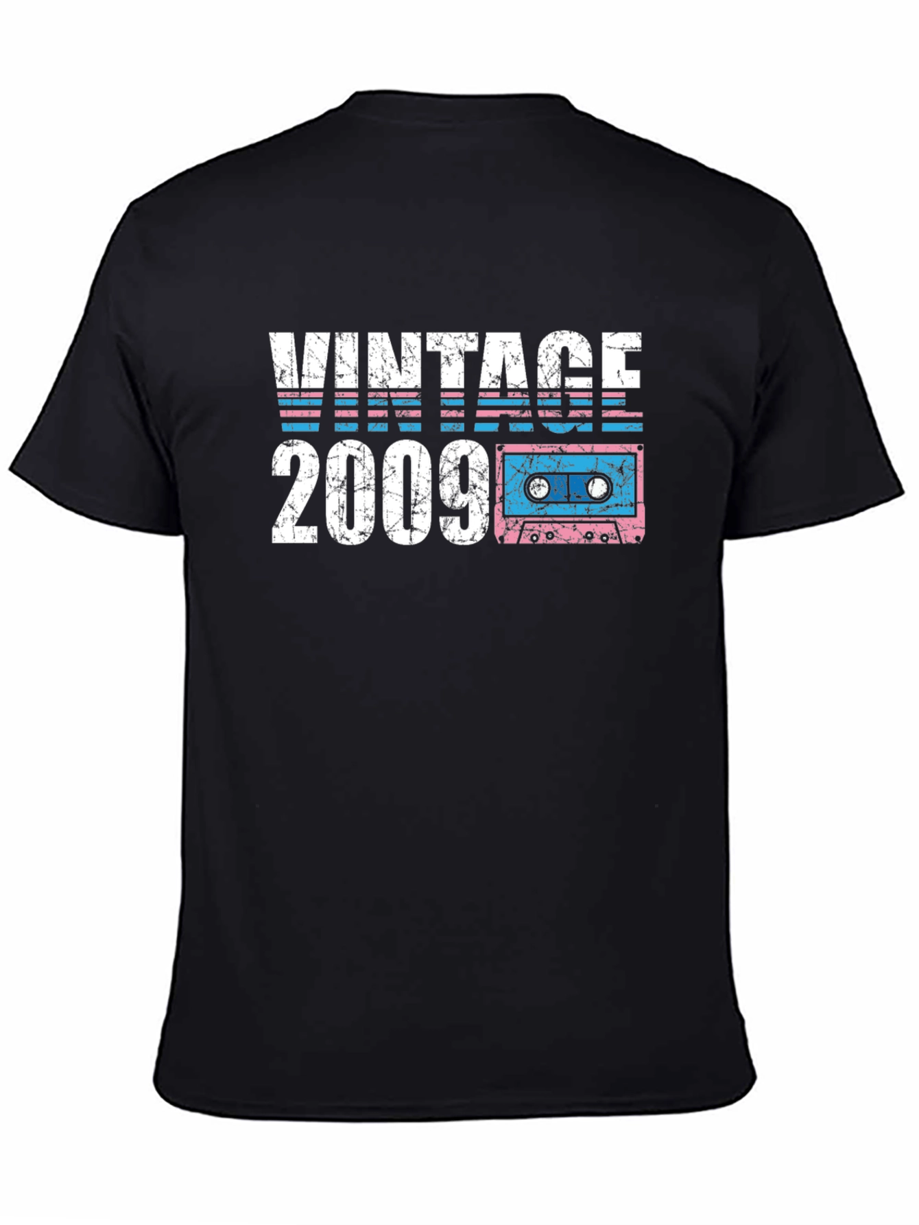 Vintage 2009 Cassette Tape Graphic T-Shirt