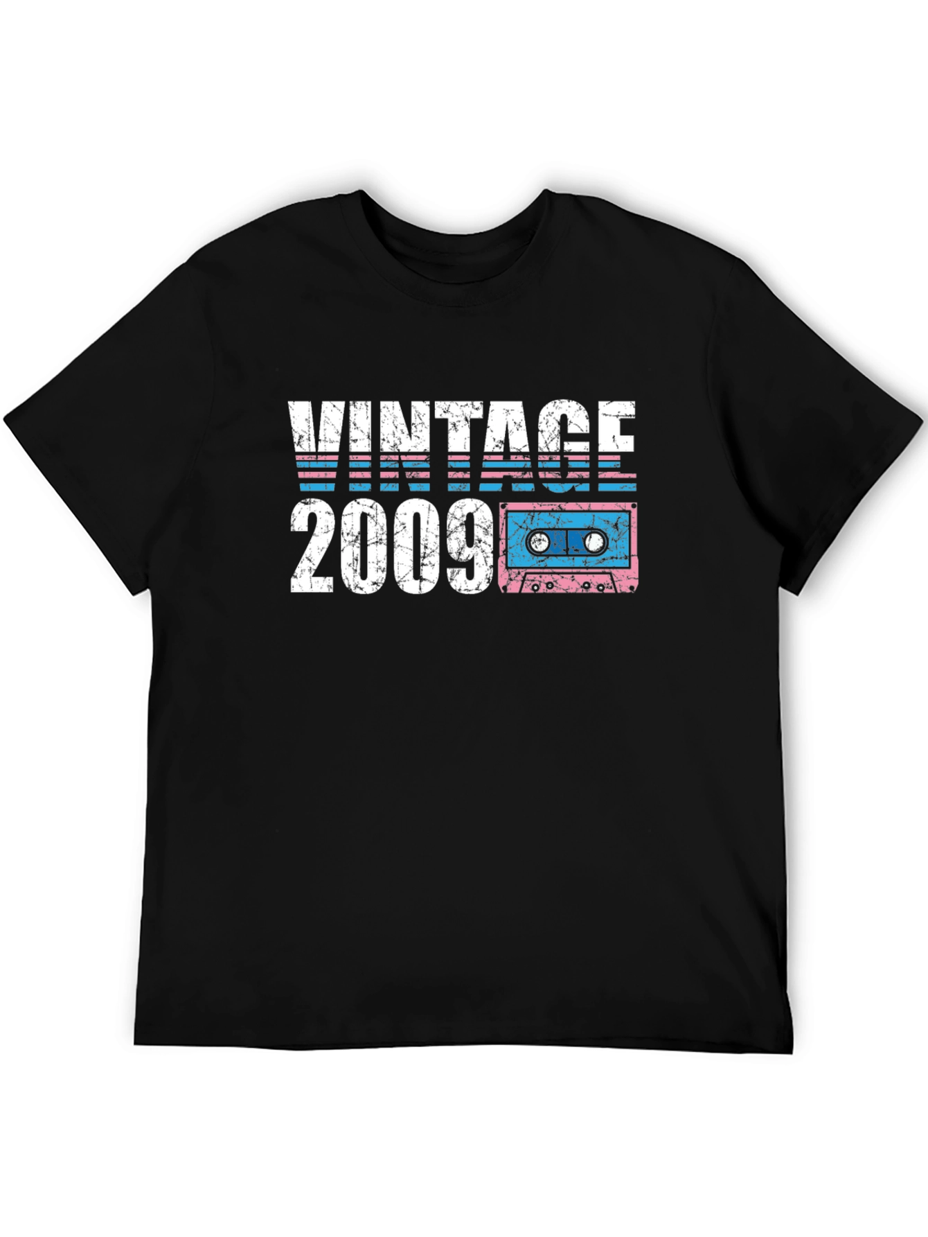 Vintage 2009 Cassette Tape Graphic T-Shirt