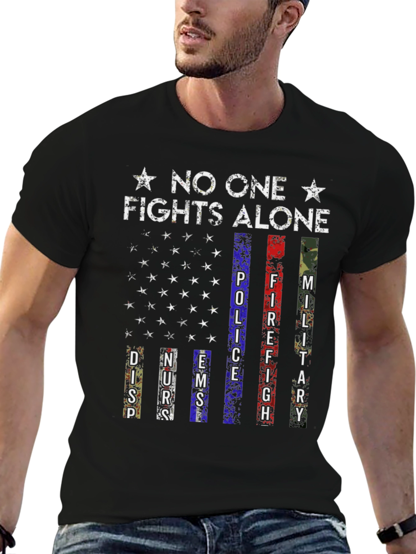 No One Fights Alone Support T-Shirt