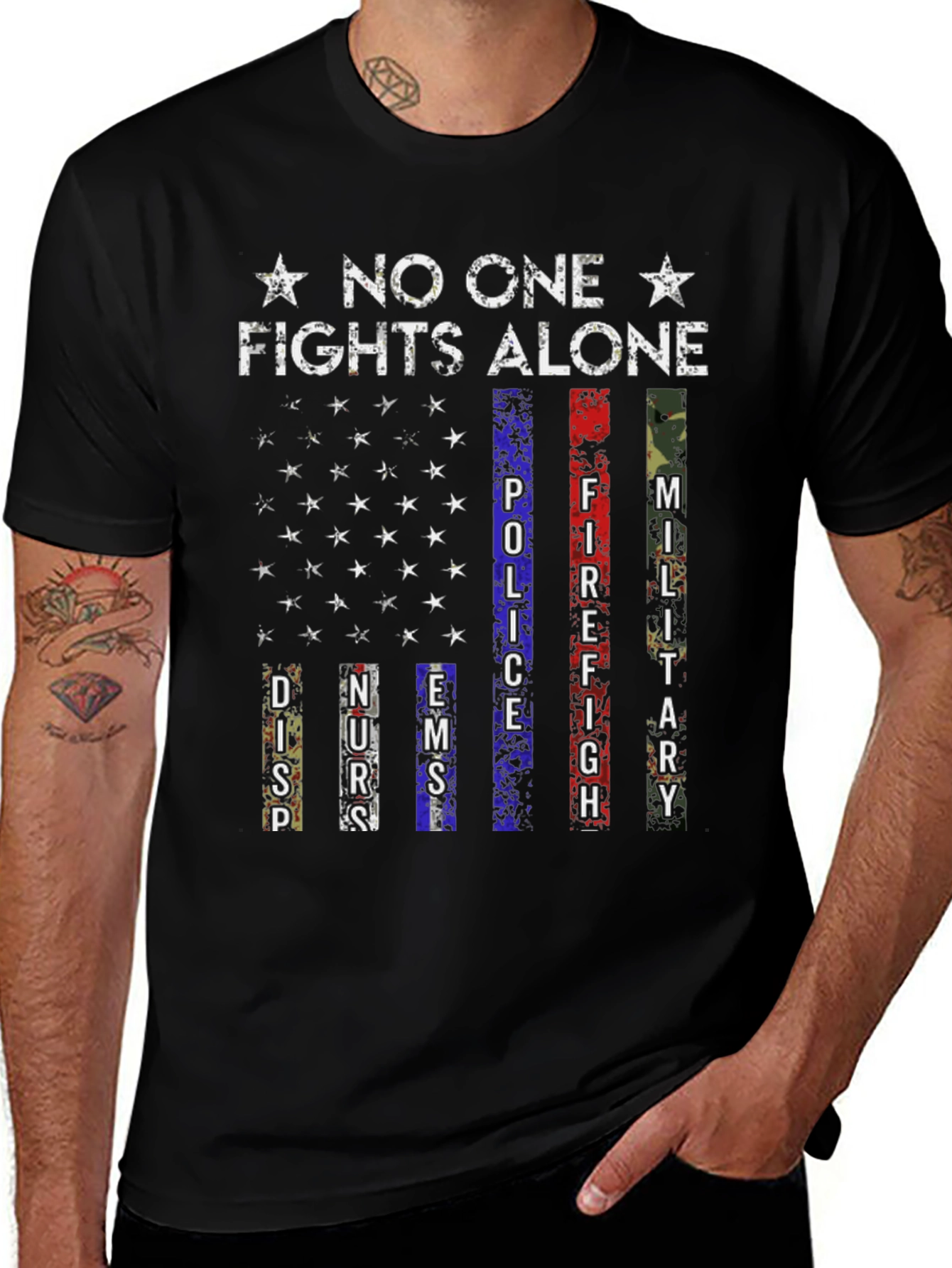 No One Fights Alone Support T-Shirt