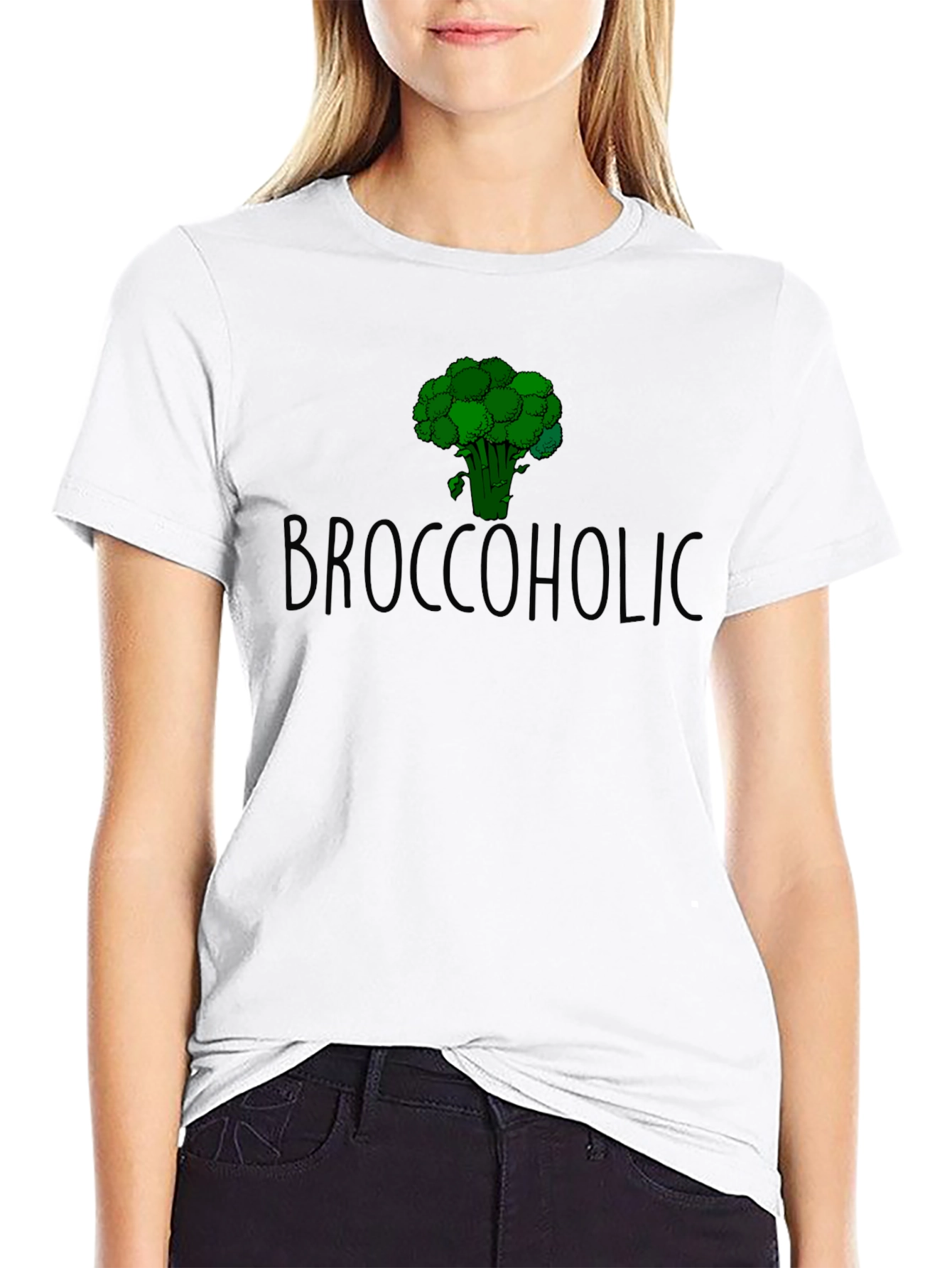 Broccoholic T-Shirt: Funny Broccoli Lover Tee