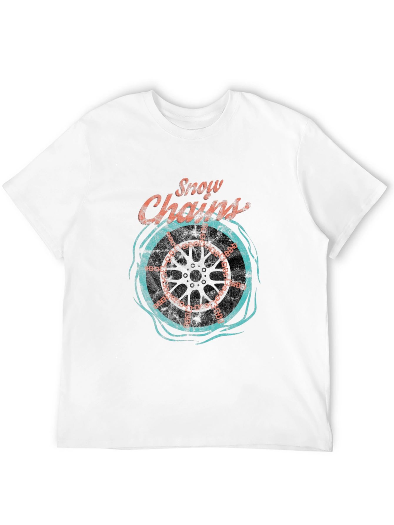 Snow Chains Graphic T-Shirt - Cool Ride Tee