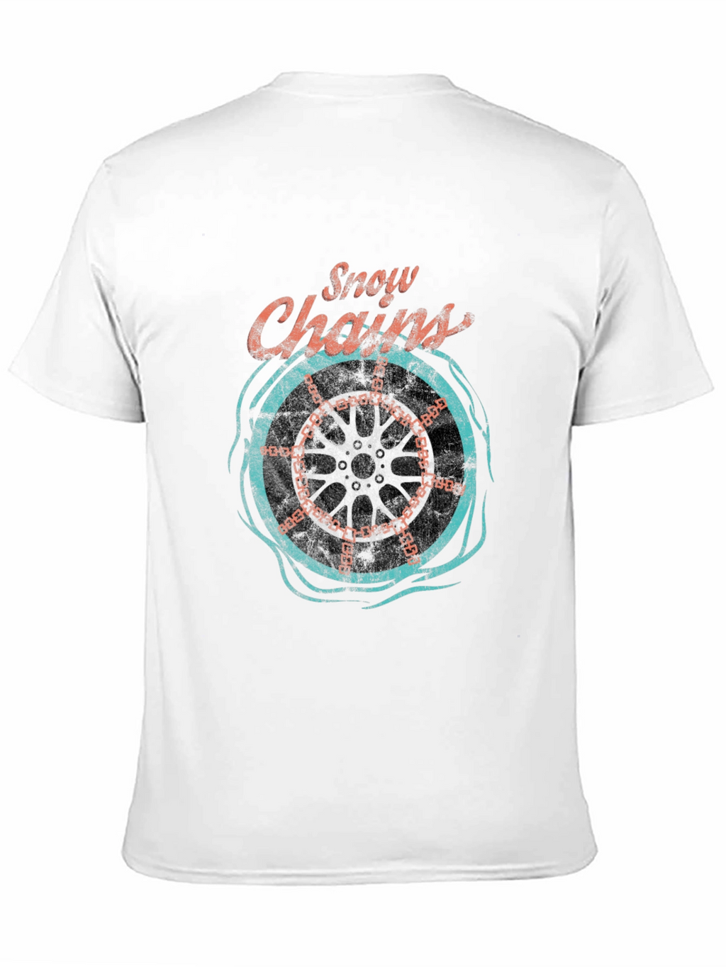 Snow Chains Graphic T-Shirt - Cool Ride Tee