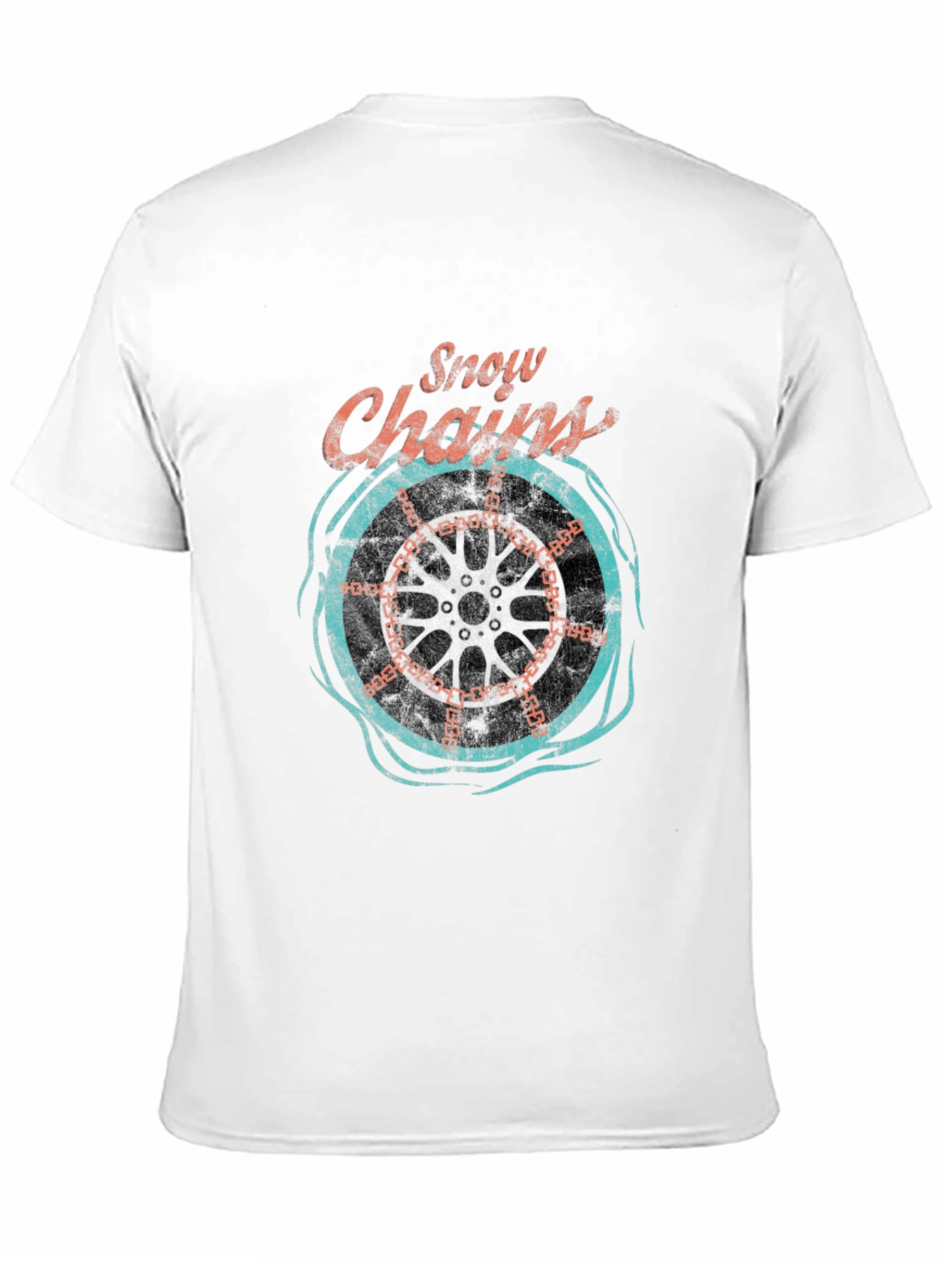 Snow Chains Graphic T-Shirt - Cool Ride Tee