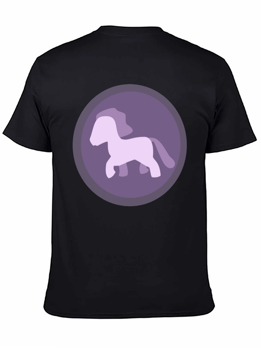 Purple Pony Graphic Tee - Mens Casual T-Shirt