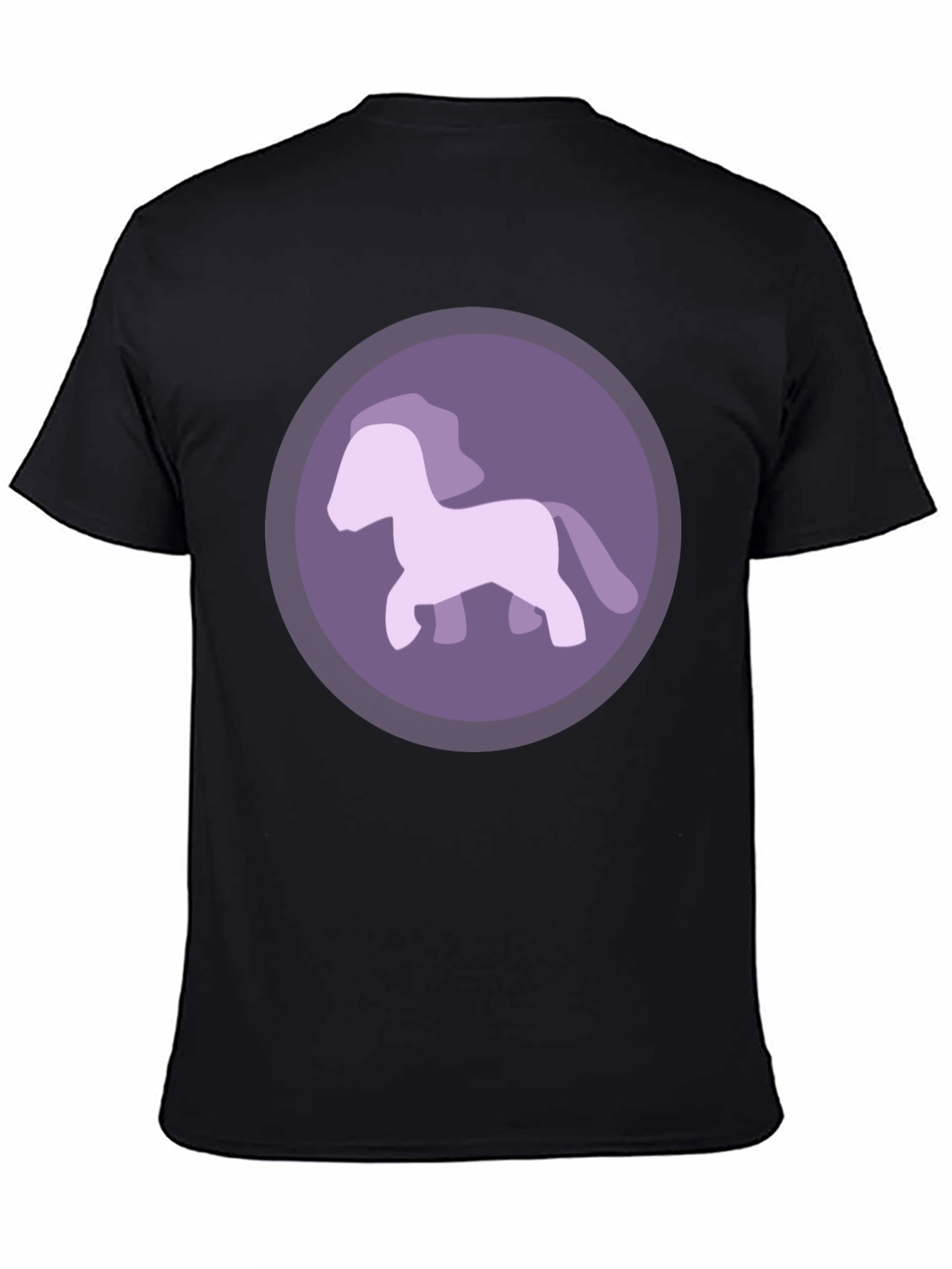 Purple Pony Graphic Tee - Mens Casual T-Shirt