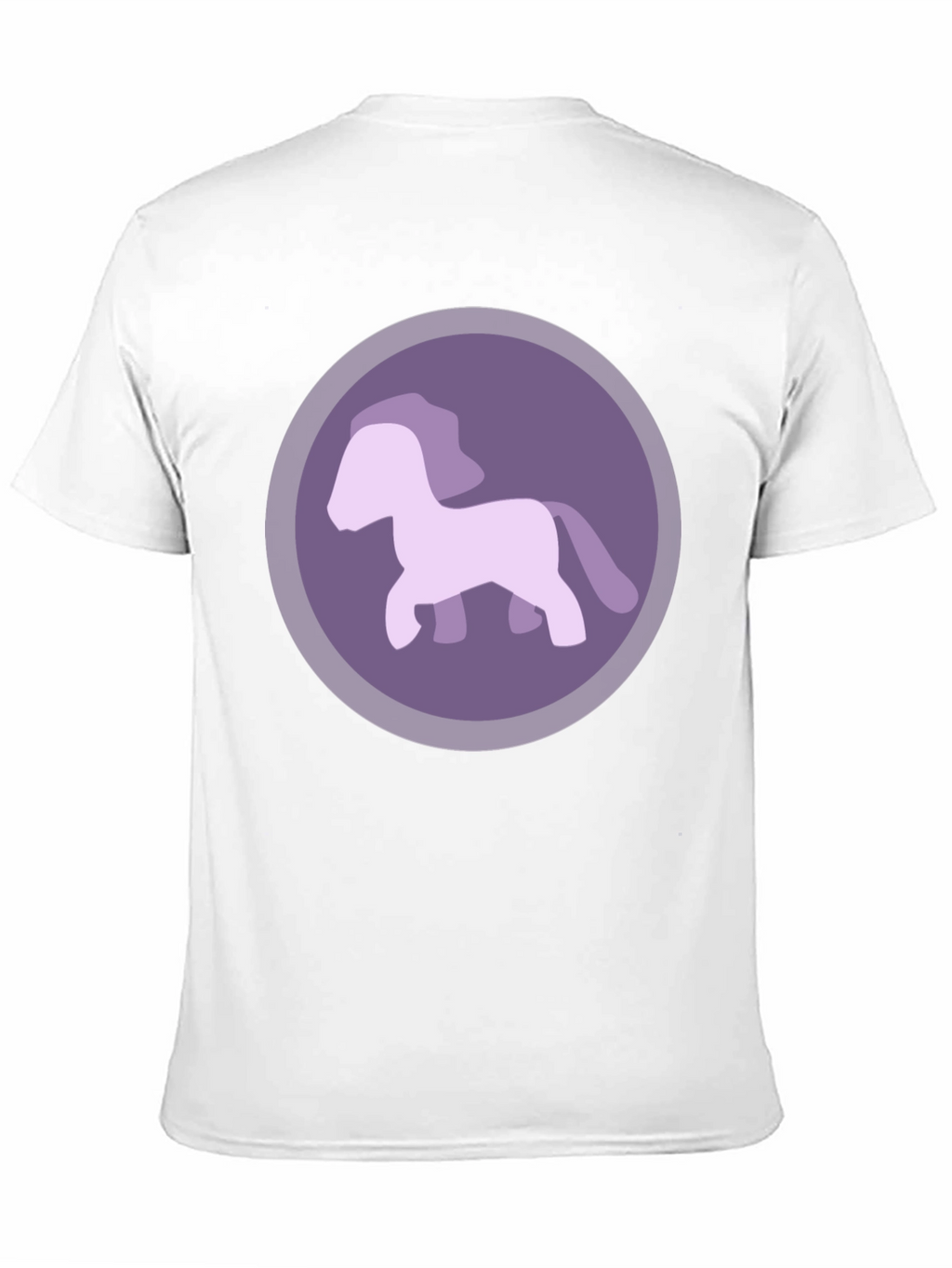 Purple Pony Graphic Tee - Mens Casual T-Shirt