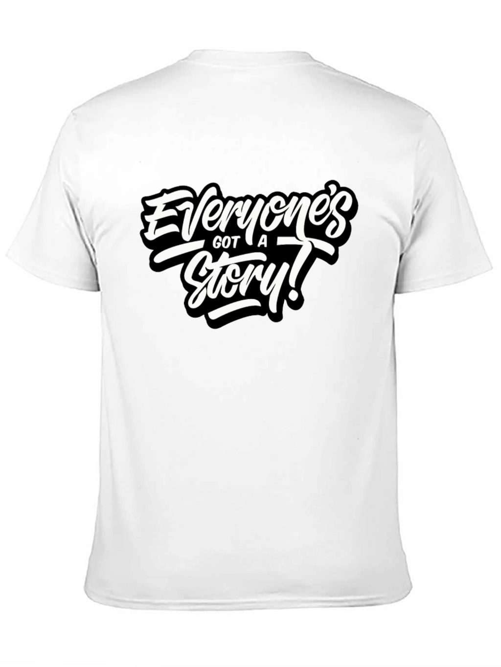 Everyones Got A Story! Black Graphic Tee