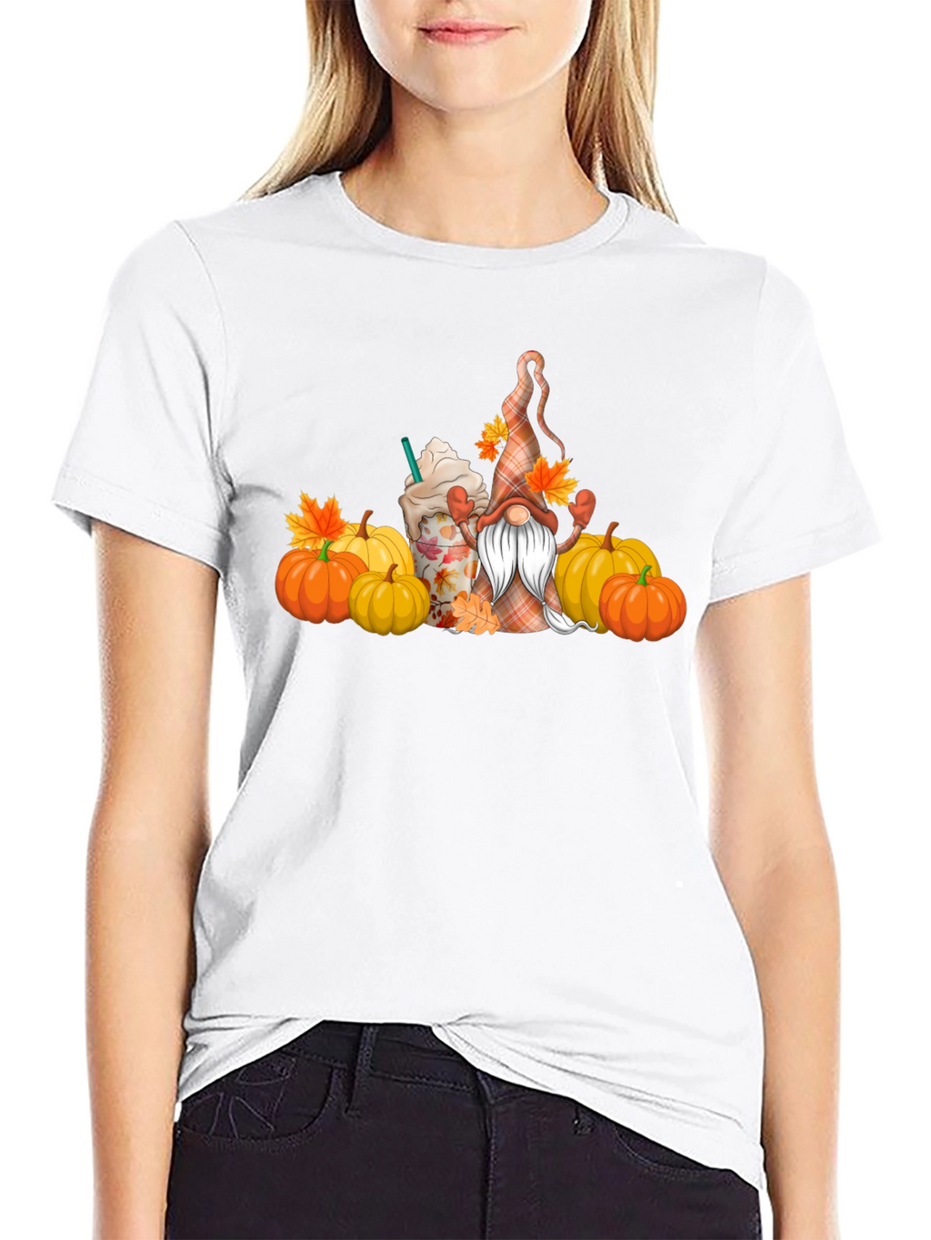 Fall Gnome Pumpkin Spice T-Shirt