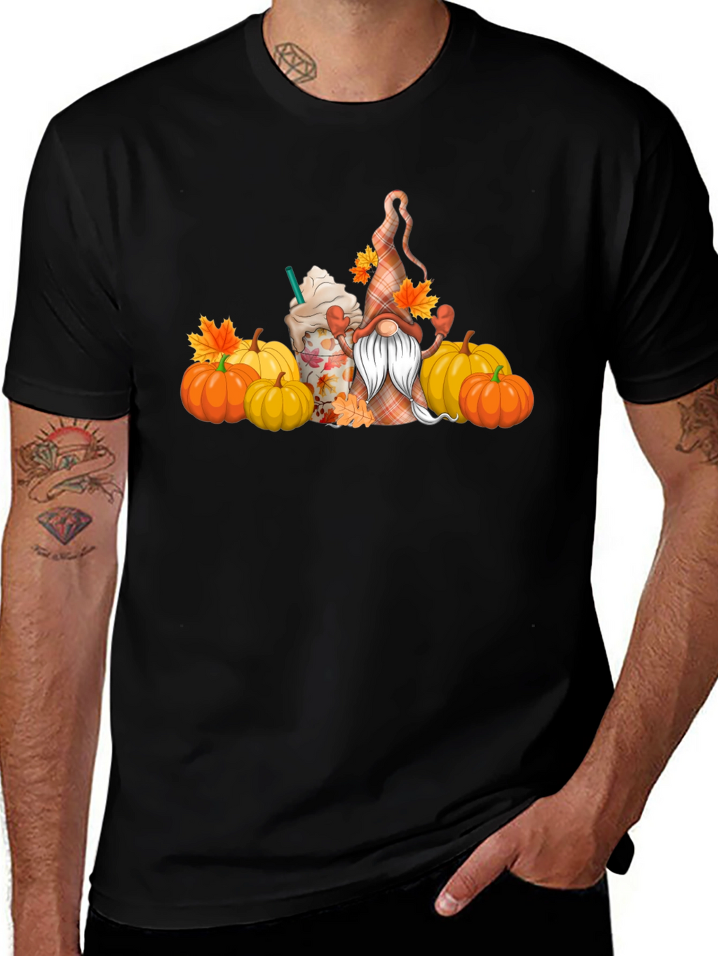 Fall Gnome Pumpkin Spice T-Shirt