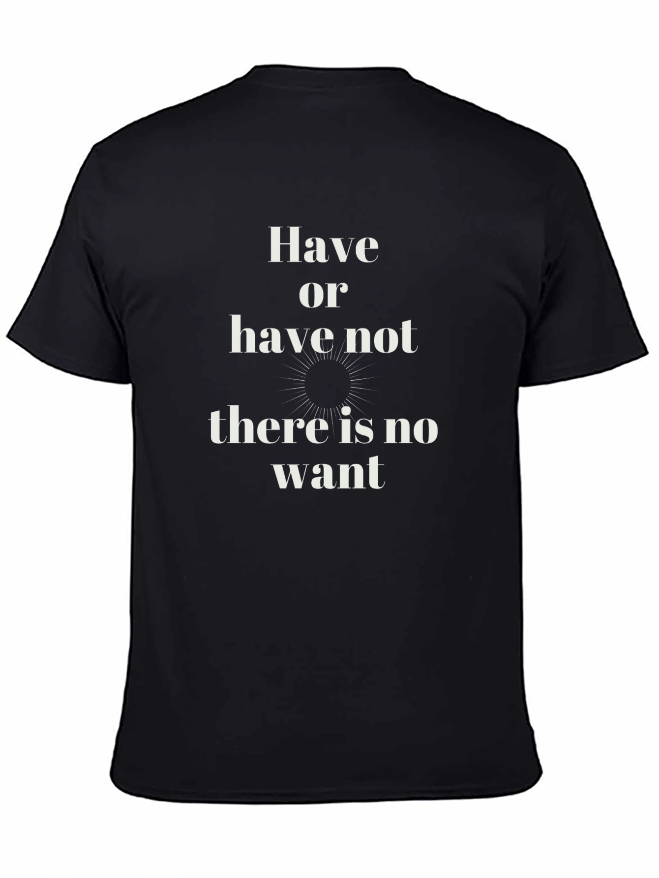 Have or Have Not T-Shirt