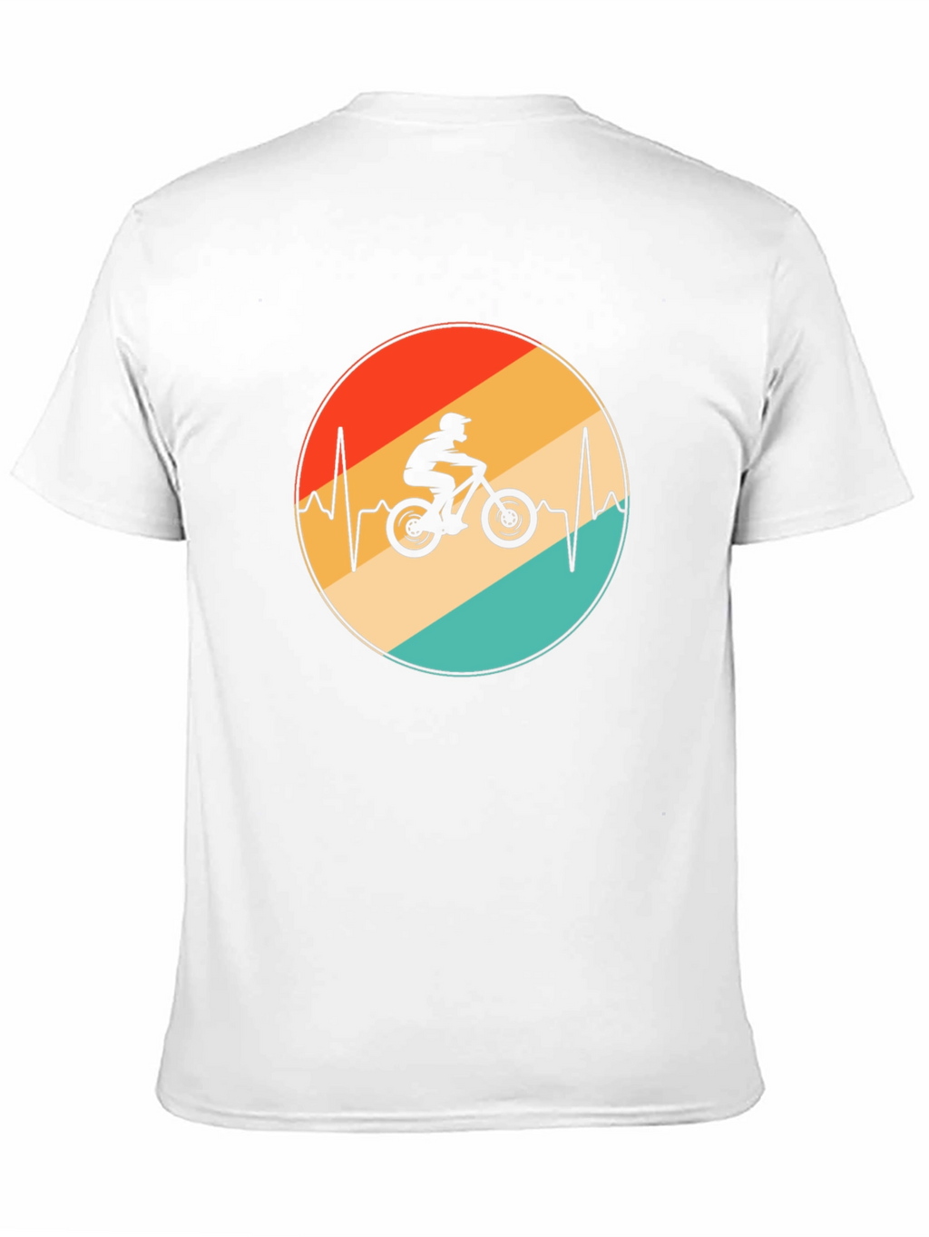 Mountain Bike Heartbeat Graphic Tee