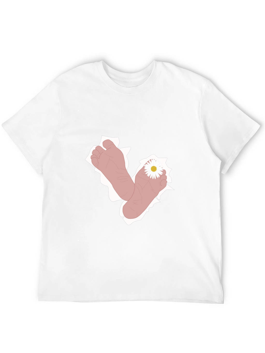 Barefoot Daisy Black Graphic Tee