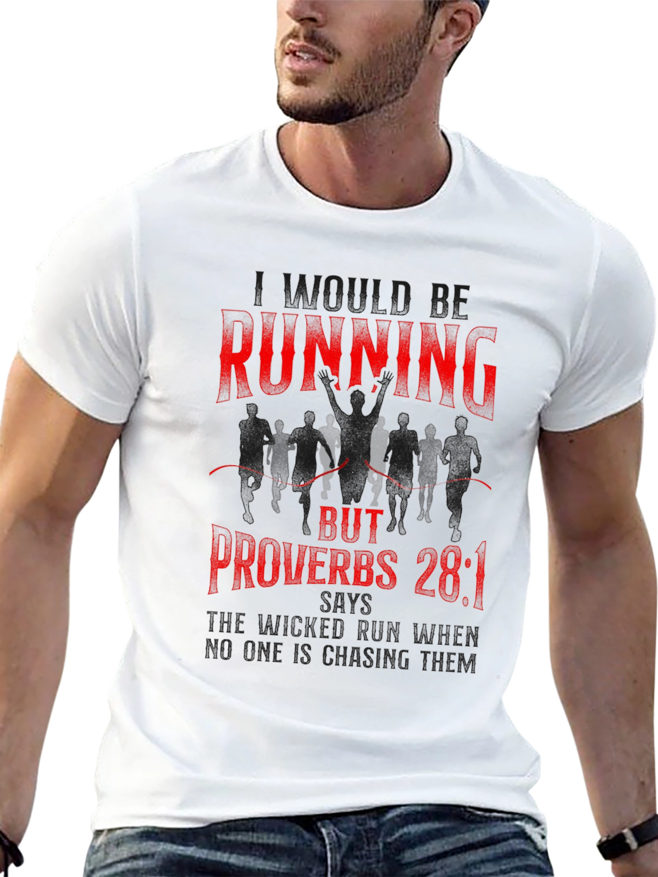 Running Proverbs Graphic T-Shirt