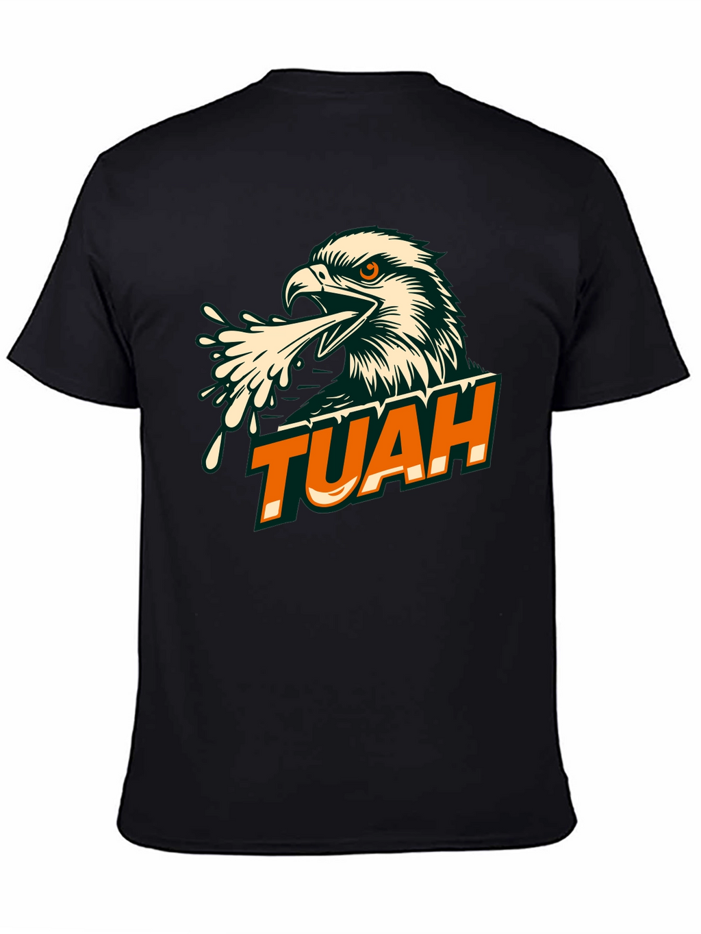 TUAH Eagle Graphic Tee - Black