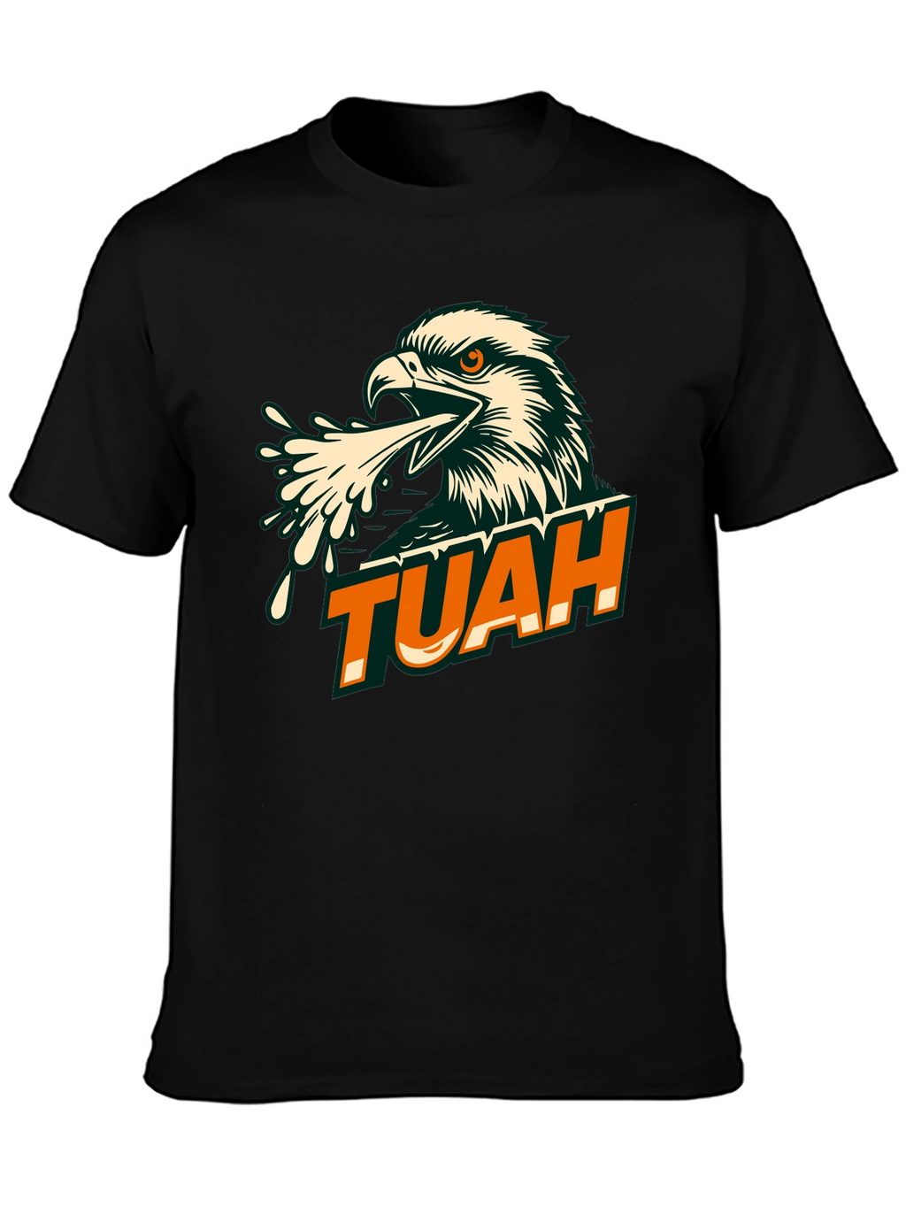 TUAH Eagle Graphic Tee - Black
