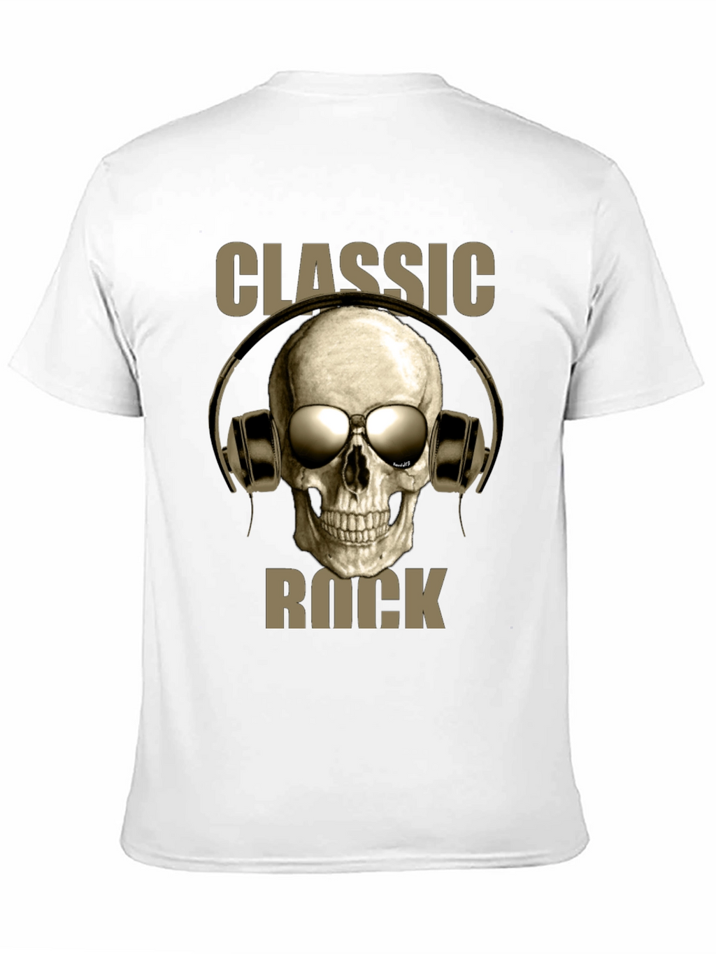 Classic Rock Skull Graphic T-Shirt