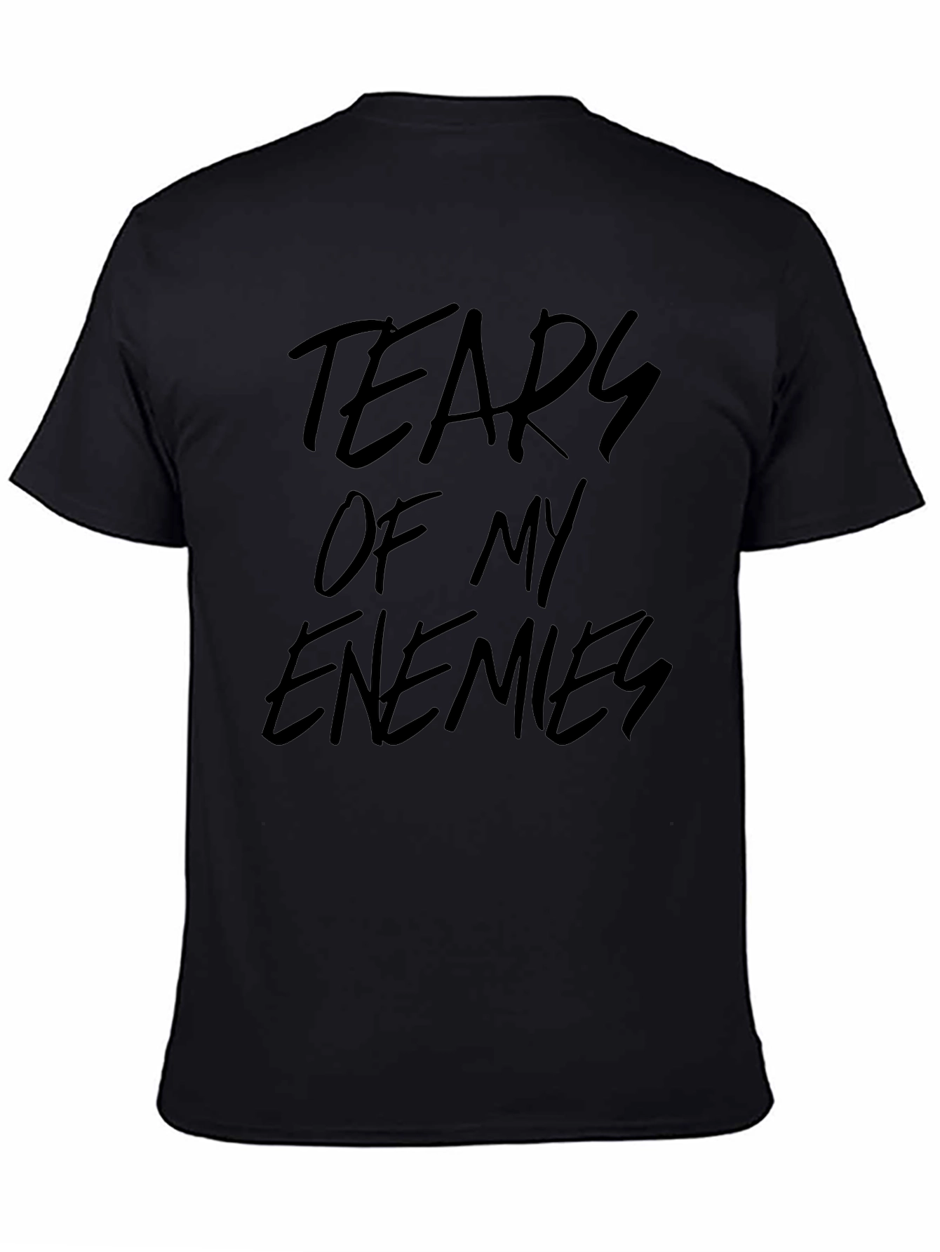 Tears of My Enemies Black Graphic Tee