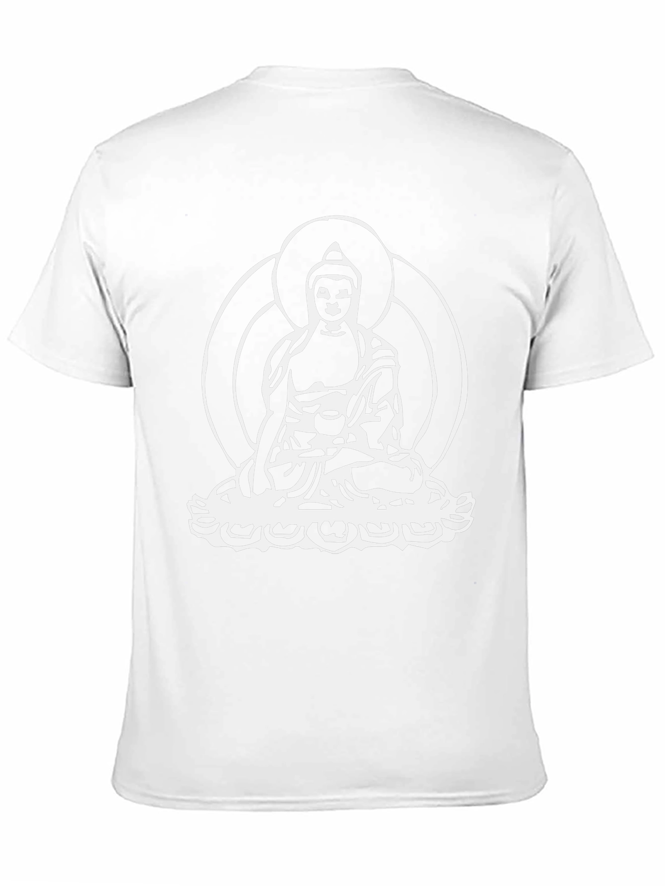 Buddha Graphic Tee - Black Cotton Comfort