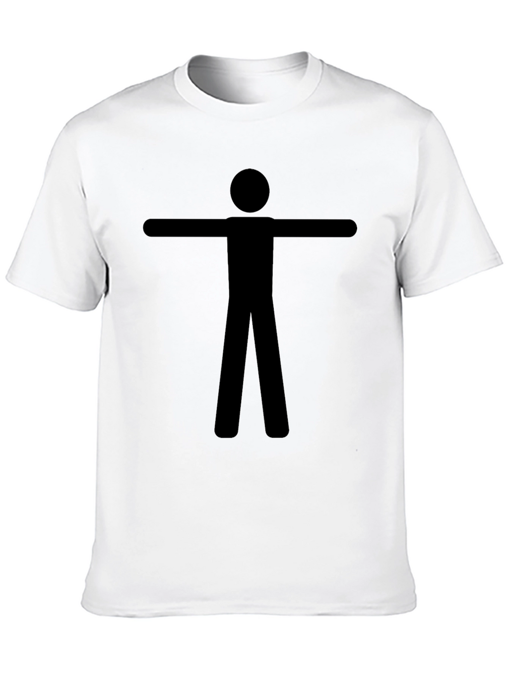Stick Figure T-Shirt - Black Graphic Tee
