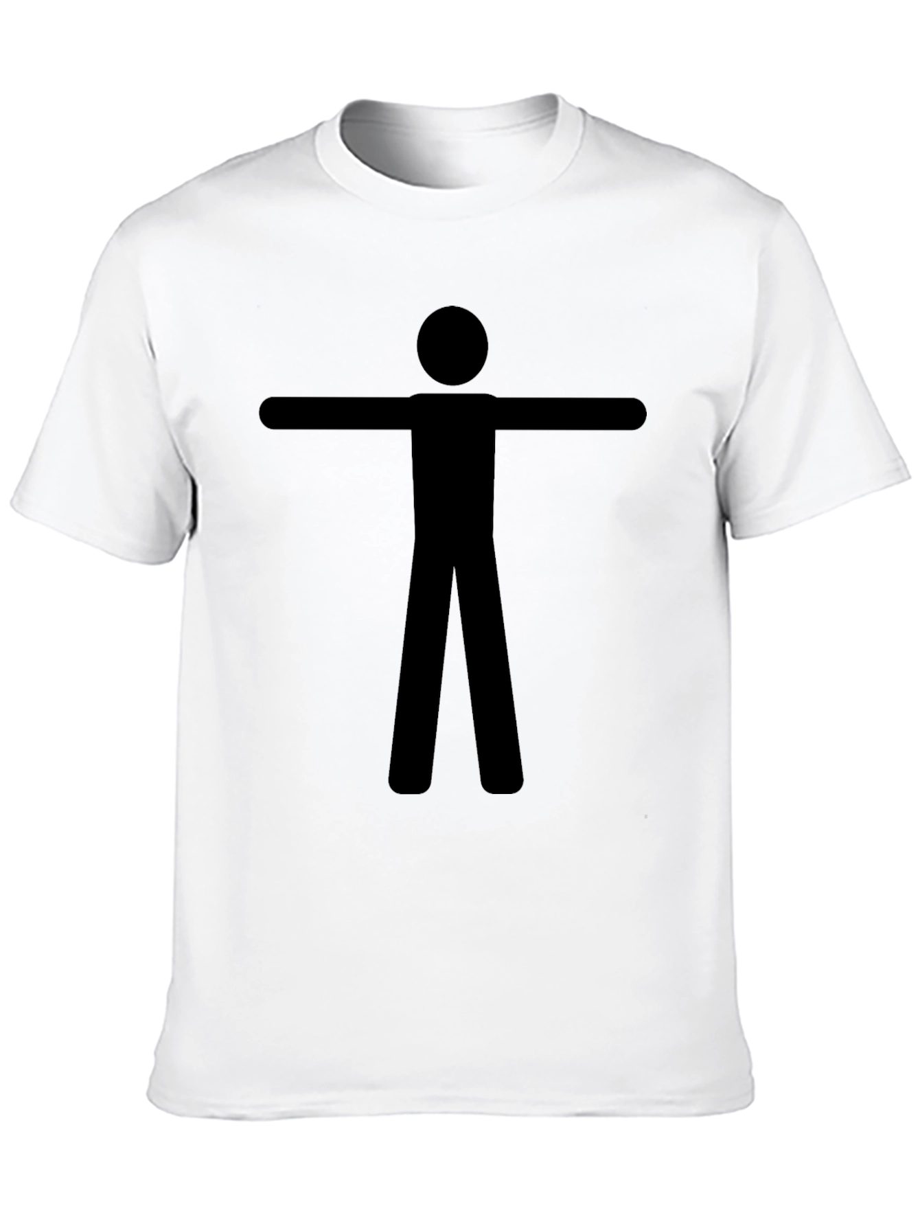 Stick Figure T-Shirt - Black Graphic Tee