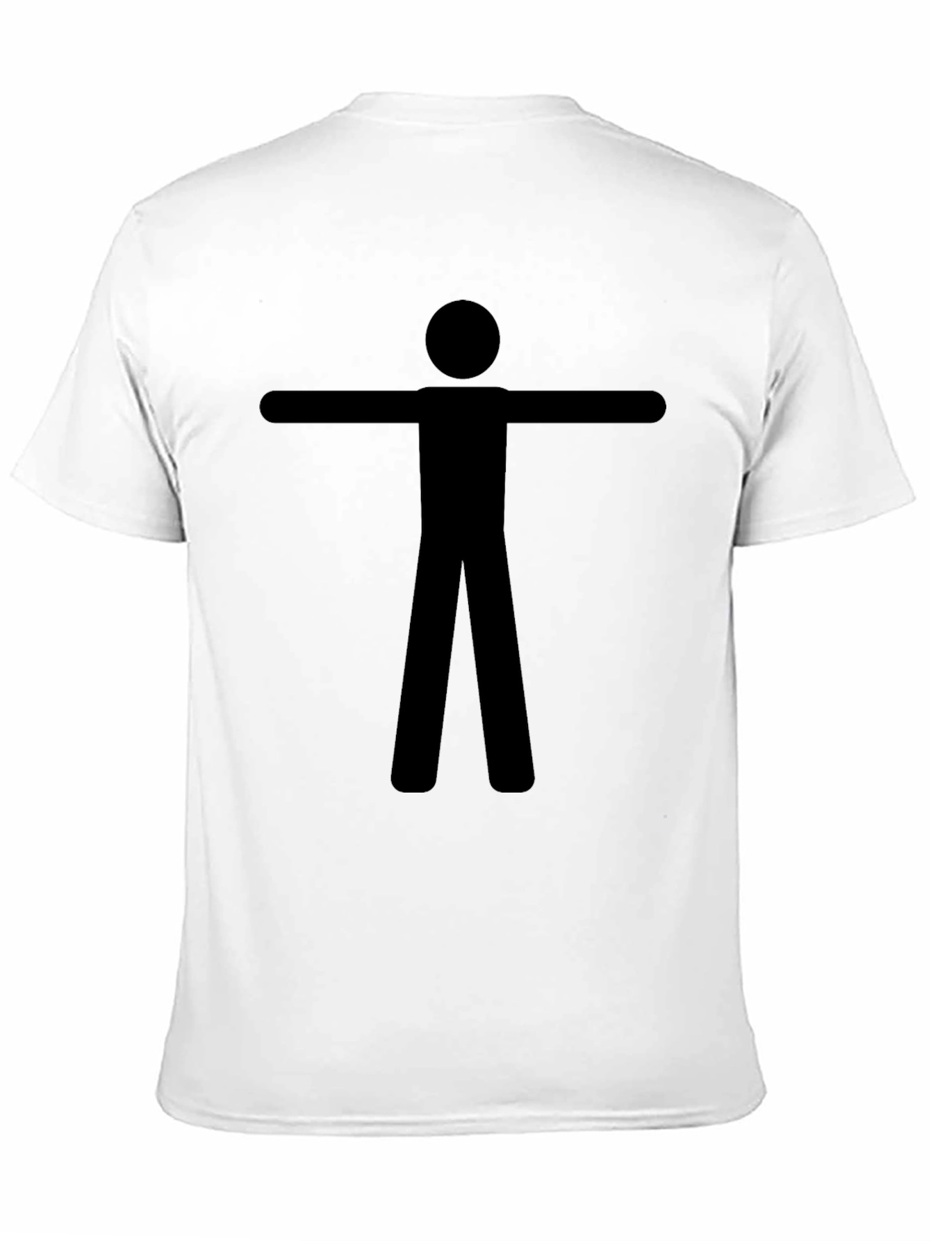 Stick Figure T-Shirt - Black Graphic Tee