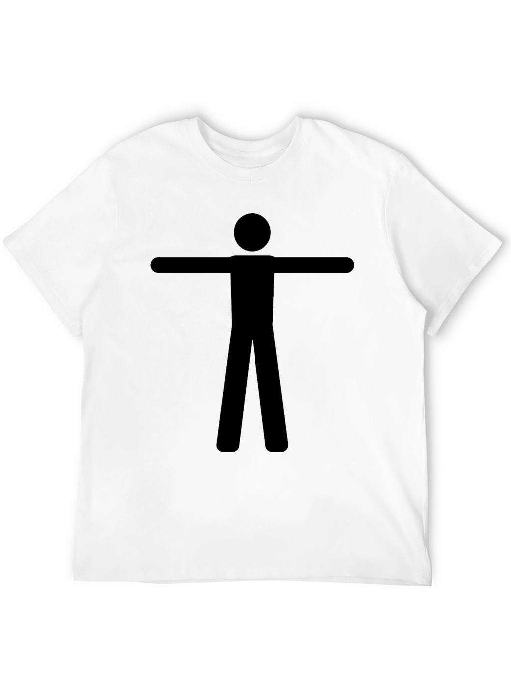 Stick Figure T-Shirt - Black Graphic Tee
