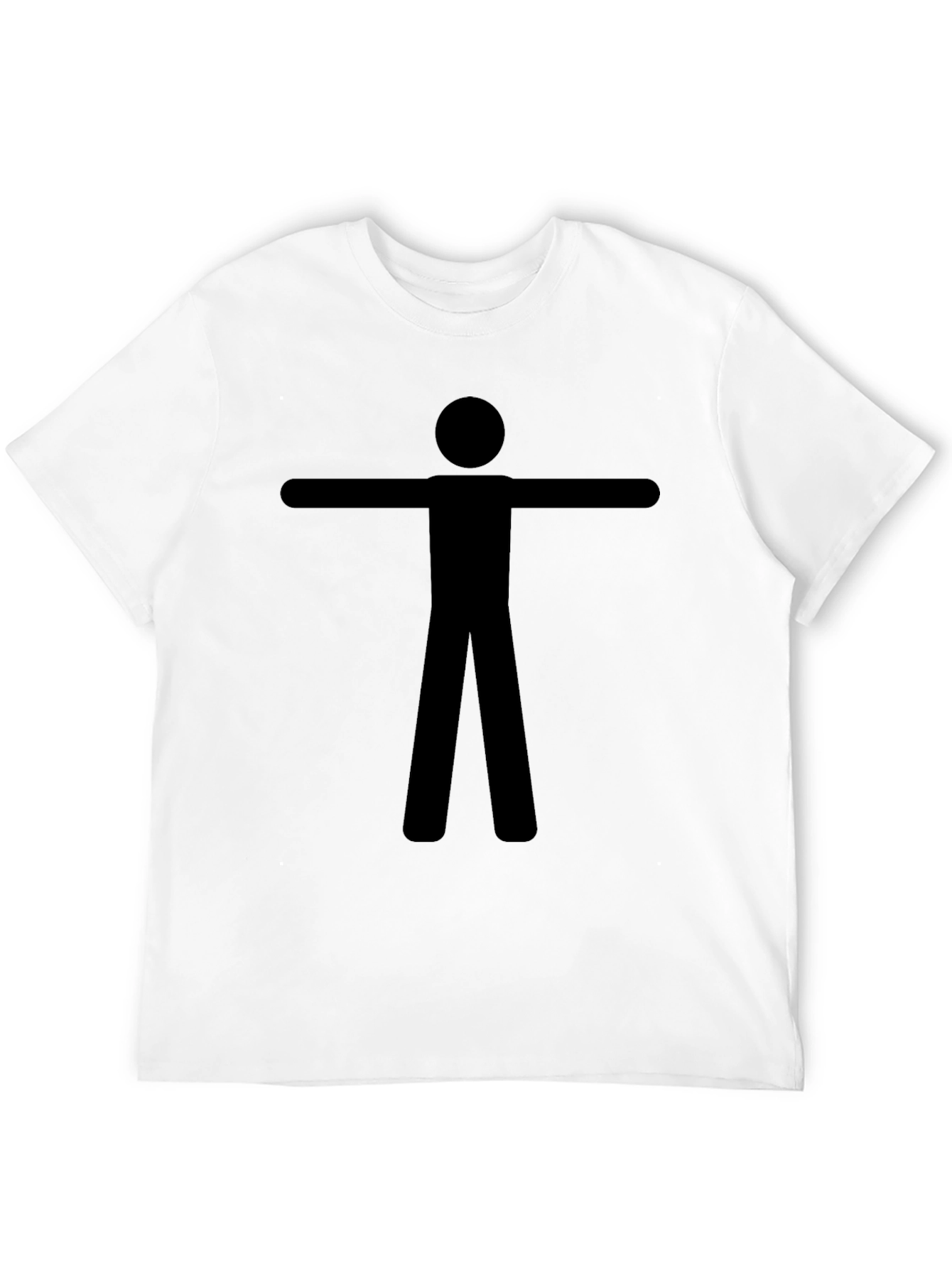 Stick Figure T-Shirt - Black Graphic Tee