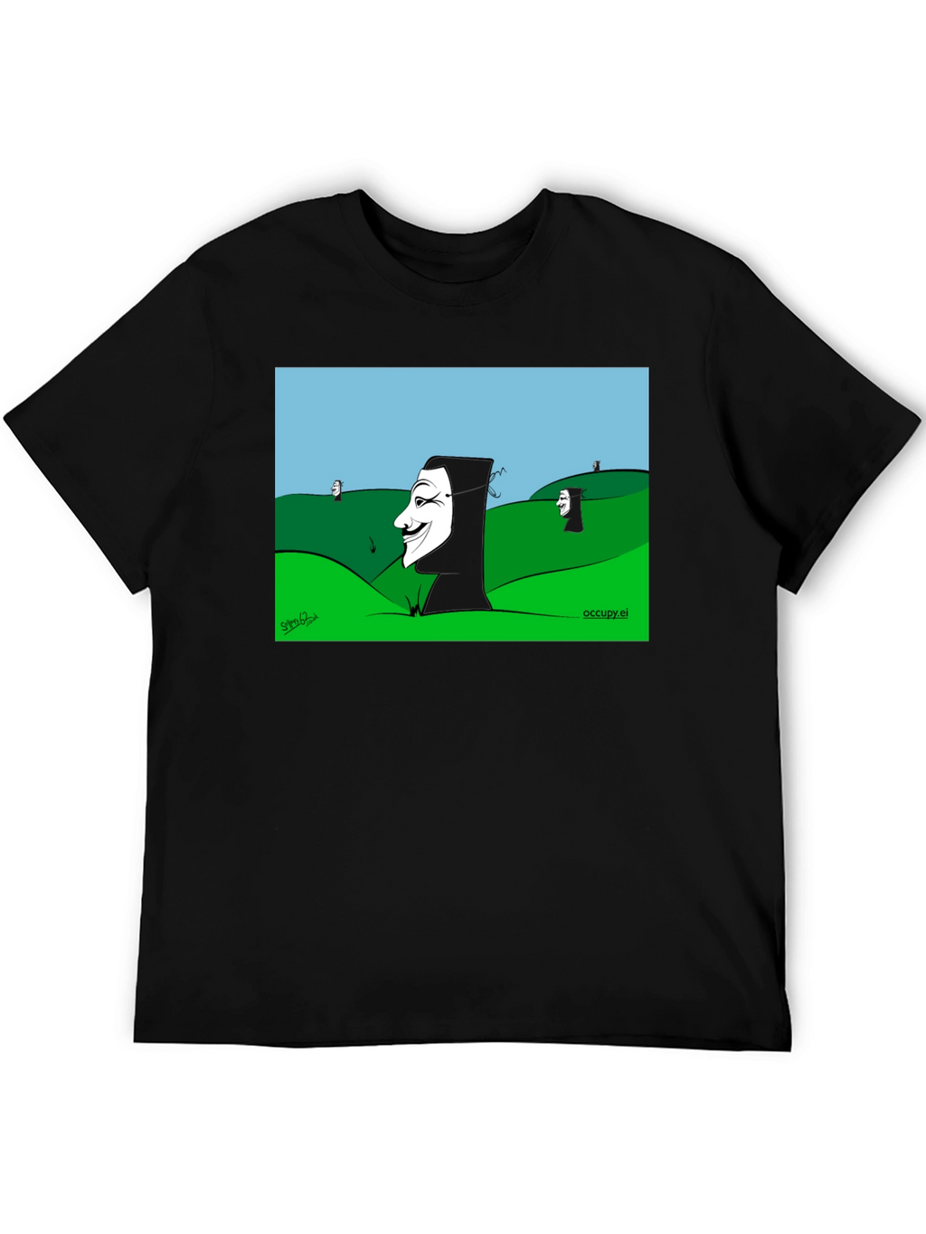 V for Vendetta Cartoon T-Shirt