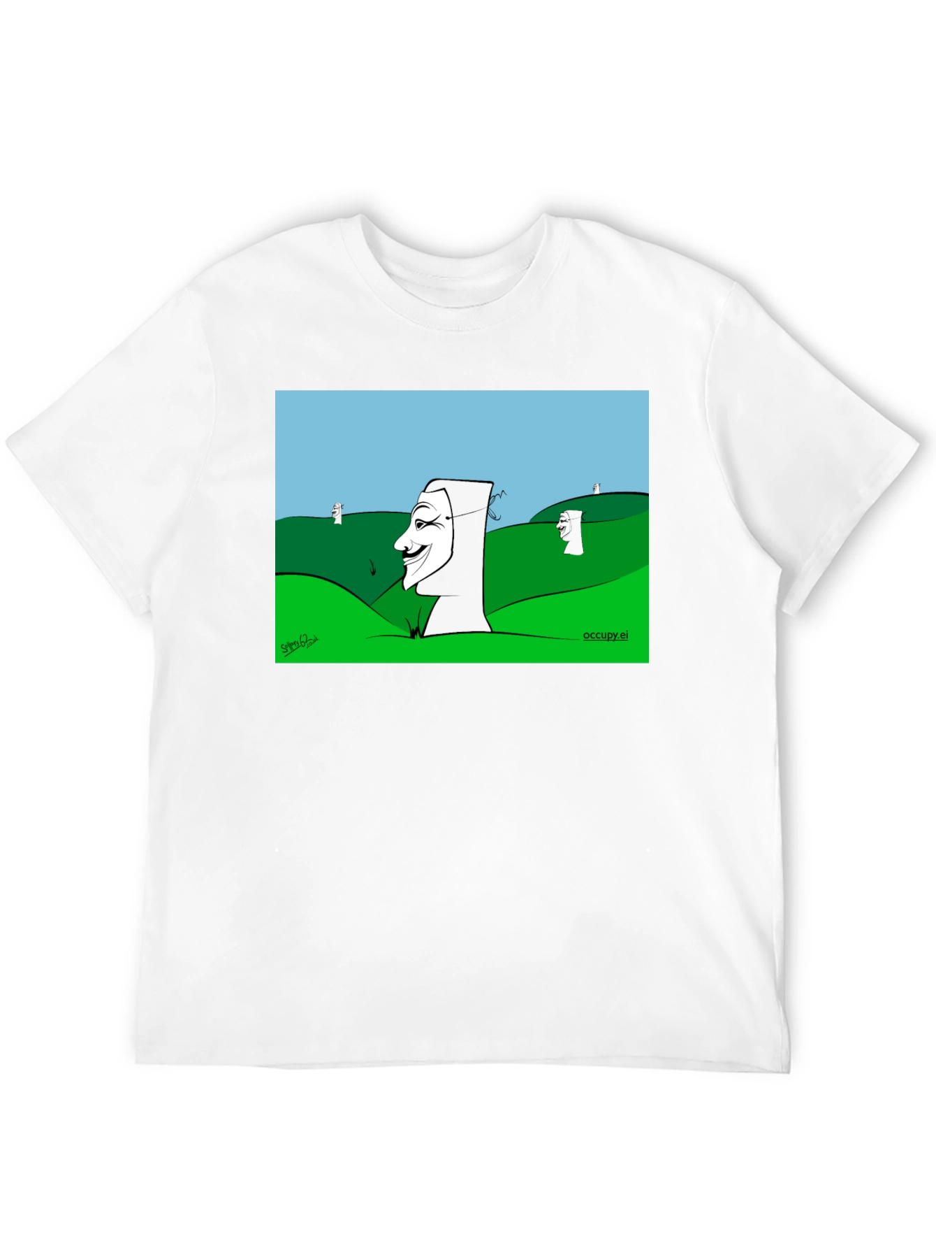 V for Vendetta Cartoon T-Shirt
