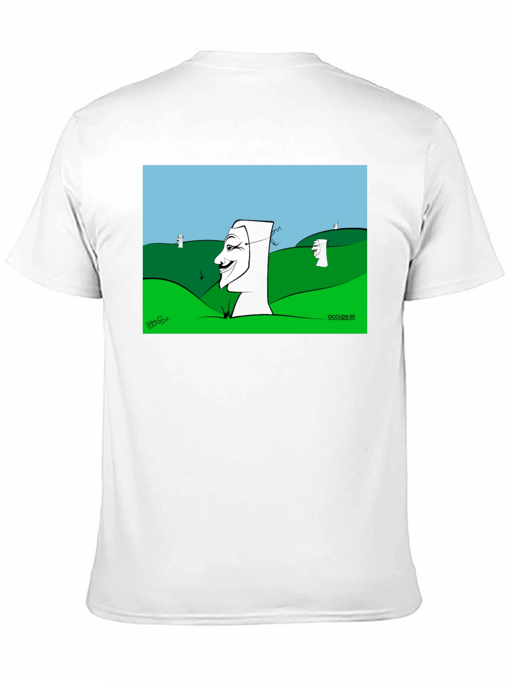 V for Vendetta Cartoon T-Shirt