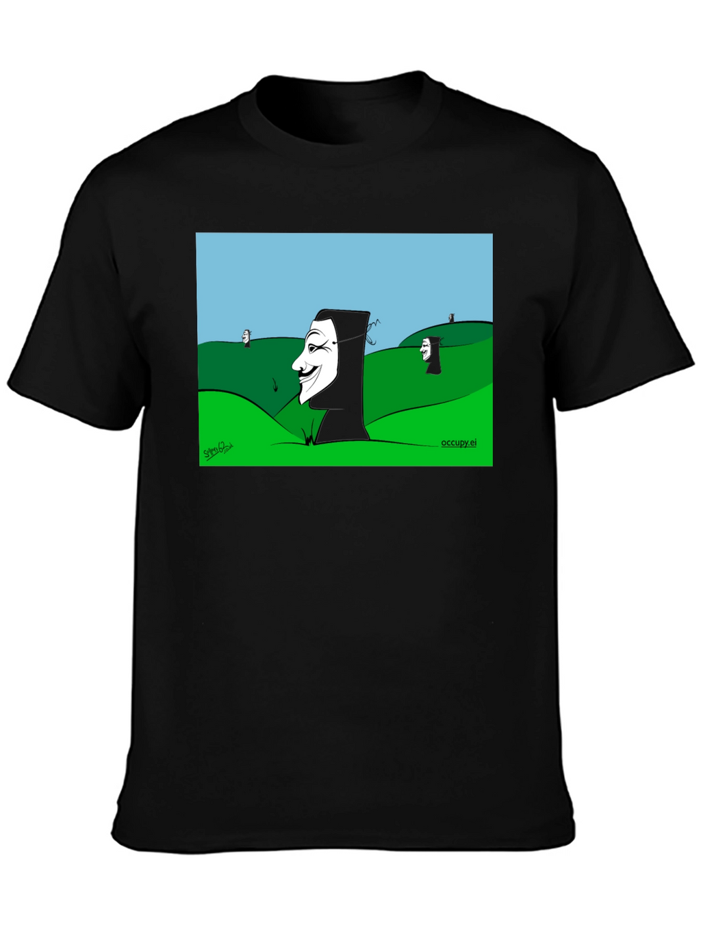 V for Vendetta Cartoon T-Shirt