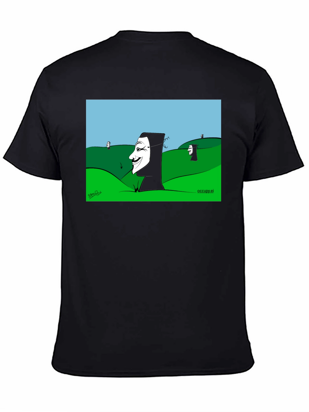 V for Vendetta Cartoon T-Shirt