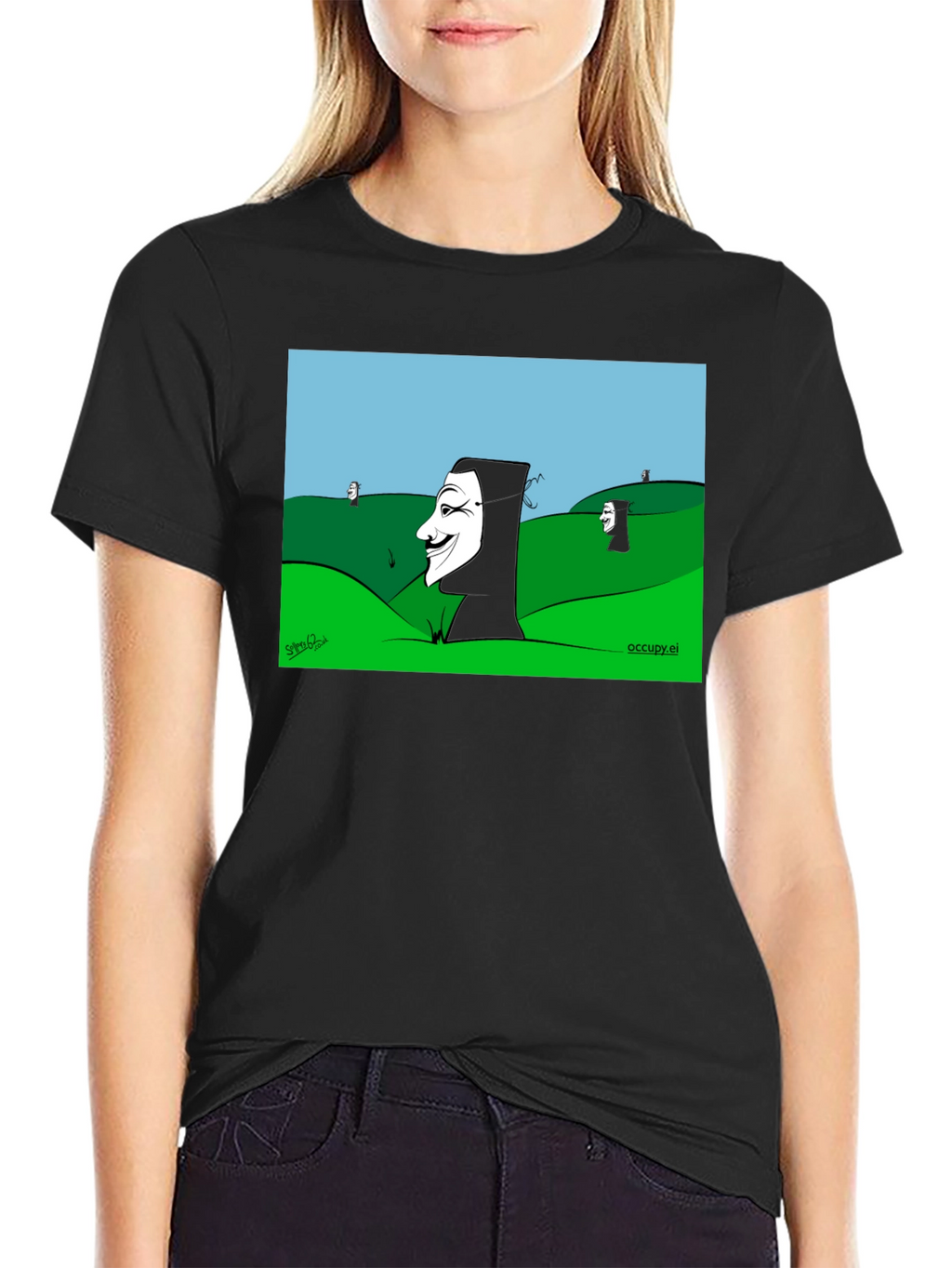 V for Vendetta Cartoon T-Shirt