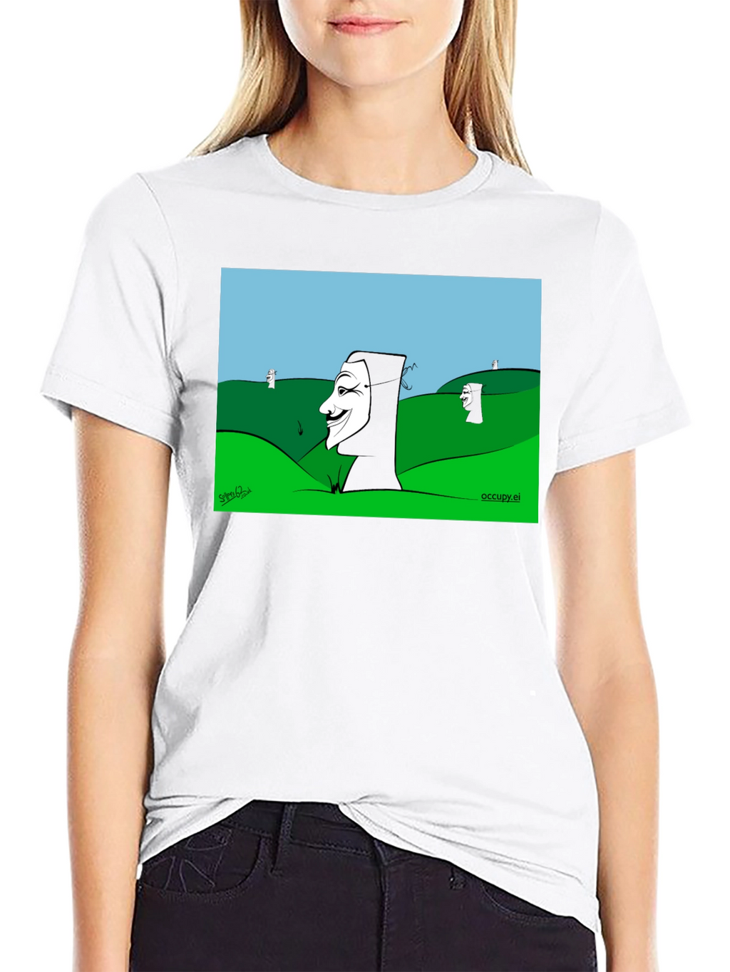 V for Vendetta Cartoon T-Shirt