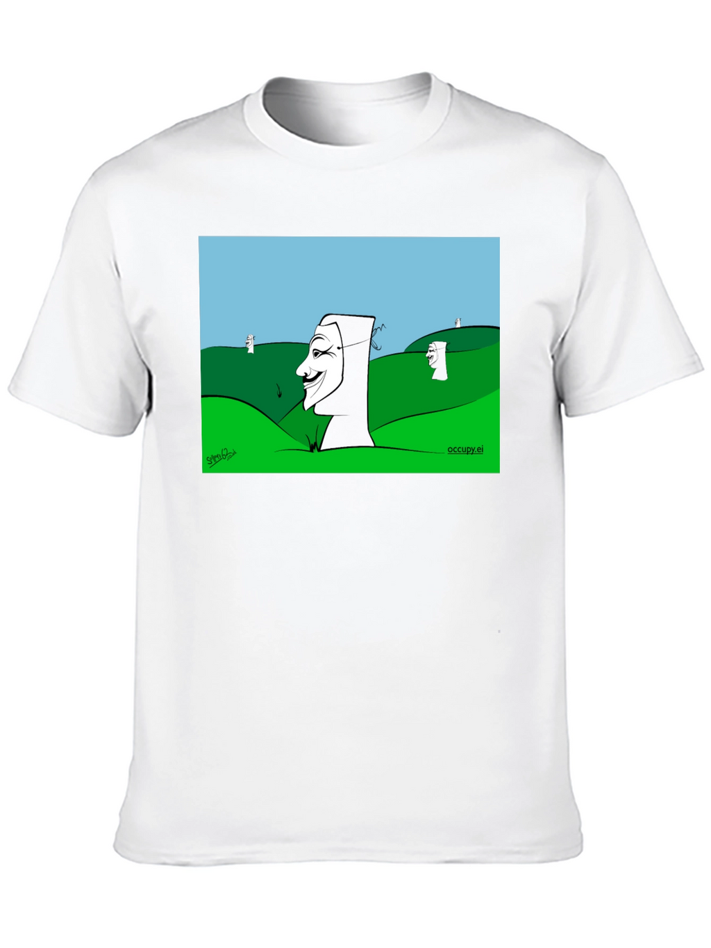 V for Vendetta Cartoon T-Shirt