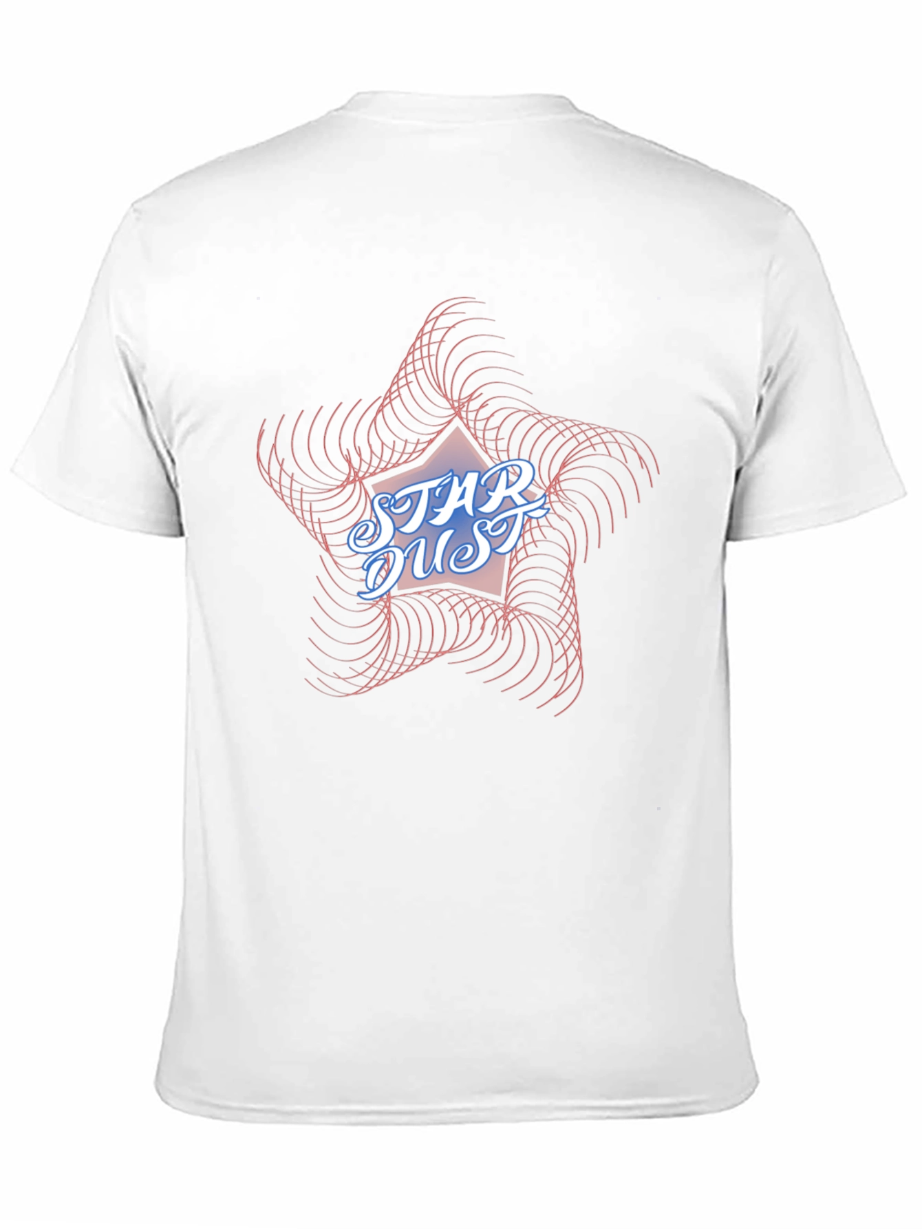 Star Dust Graphic Tee - Modern Black T-Shirt
